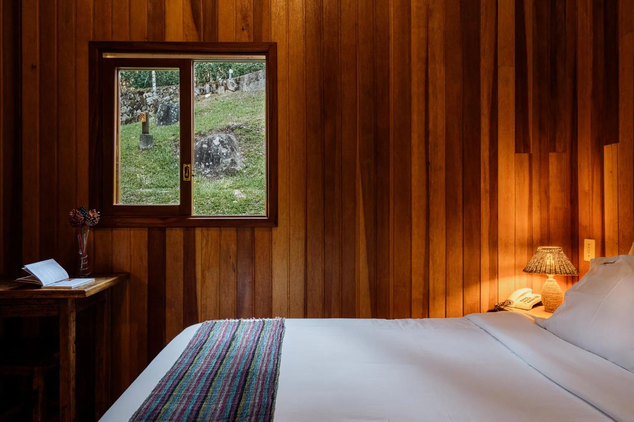 Bed in Pousada Ahavanoah