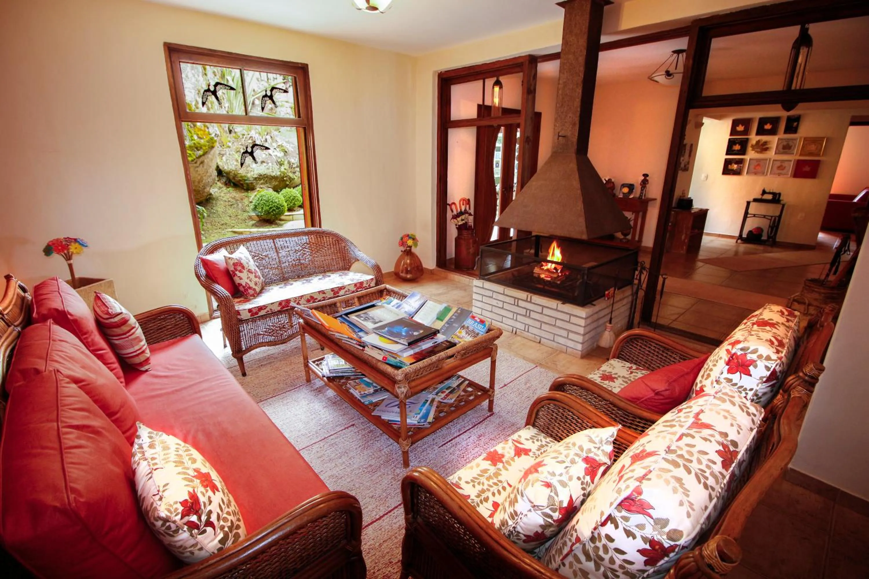 Living room in Pousada Ahavanoah