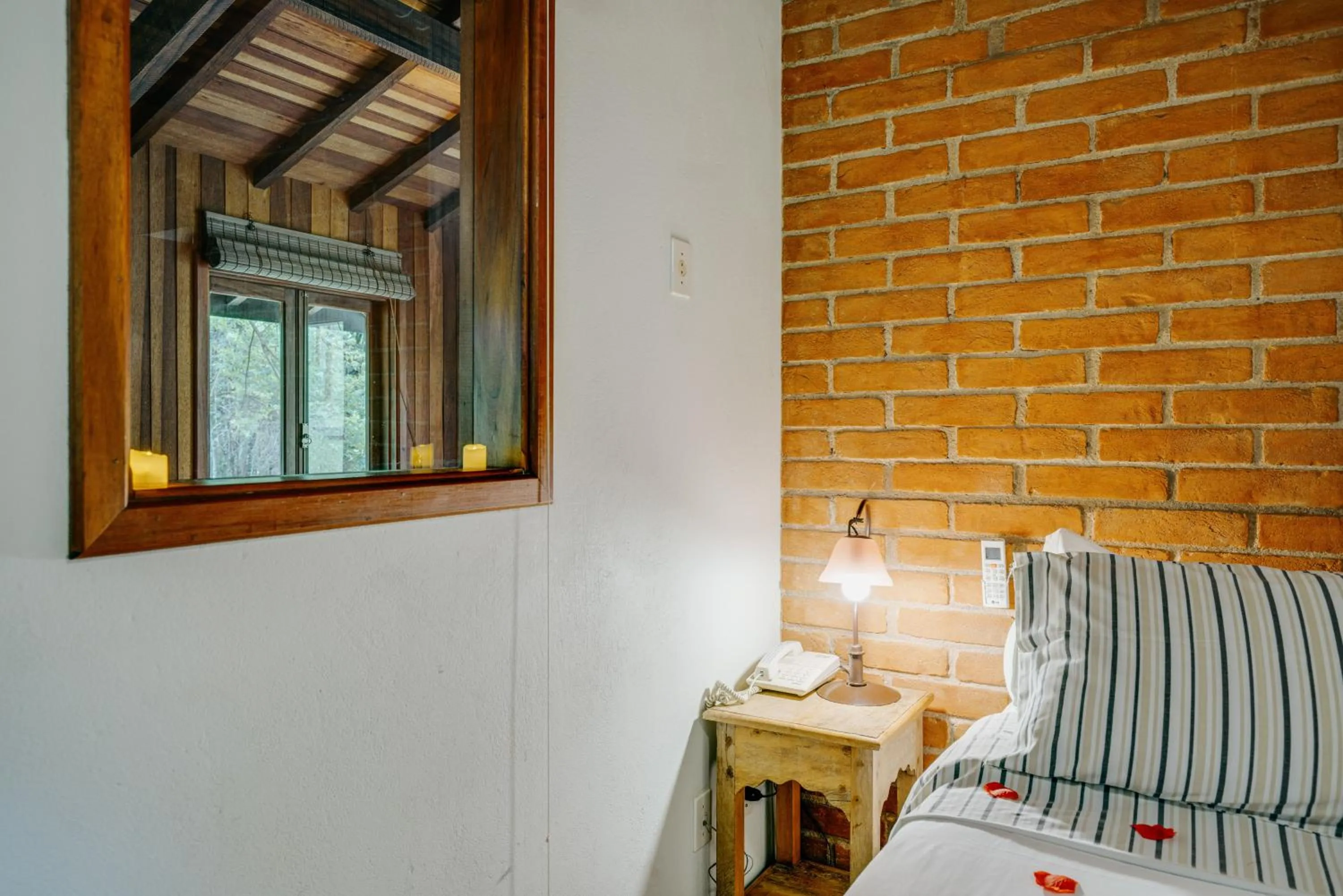 Bed in Pousada Ahavanoah