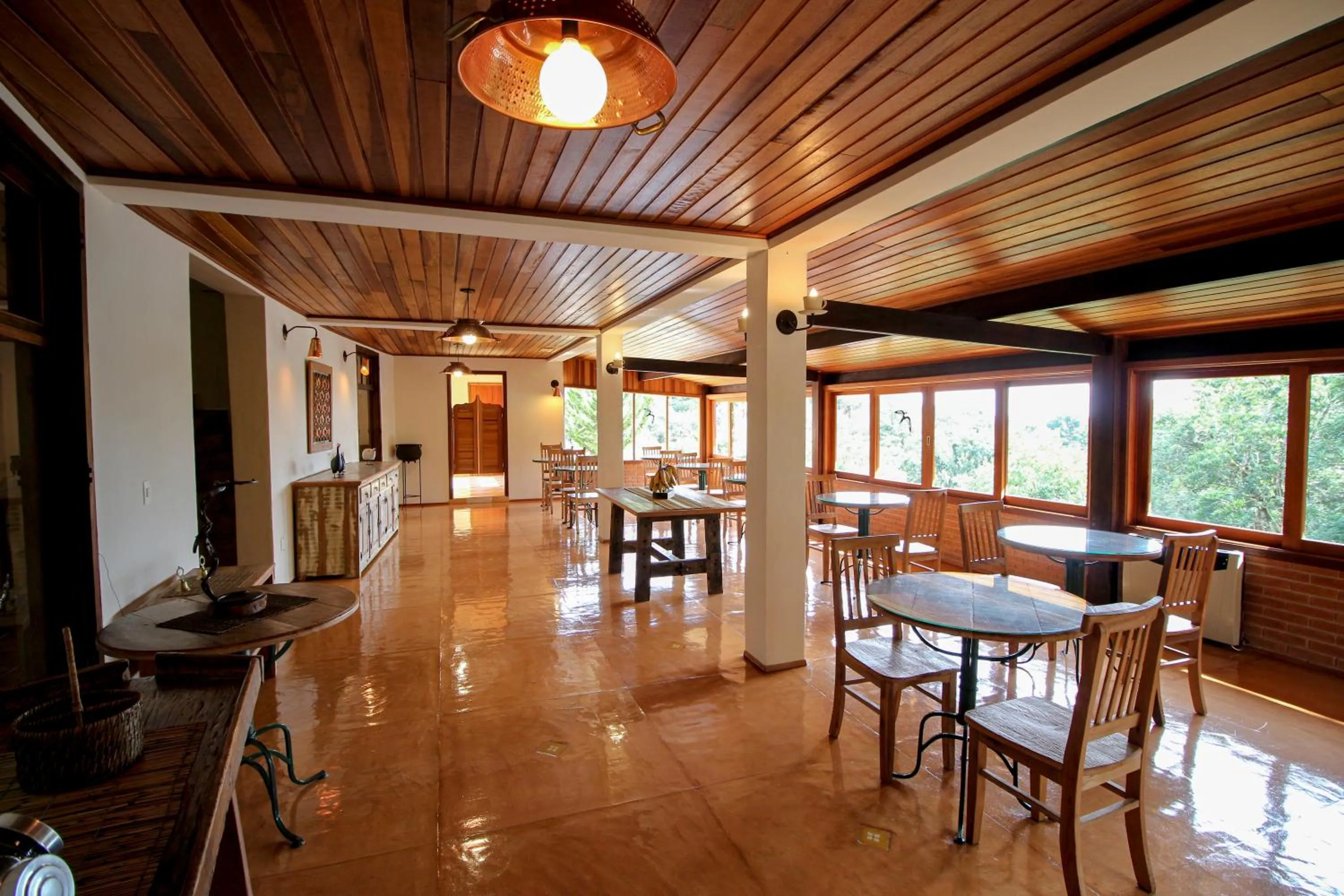 Dining area in Pousada Ahavanoah