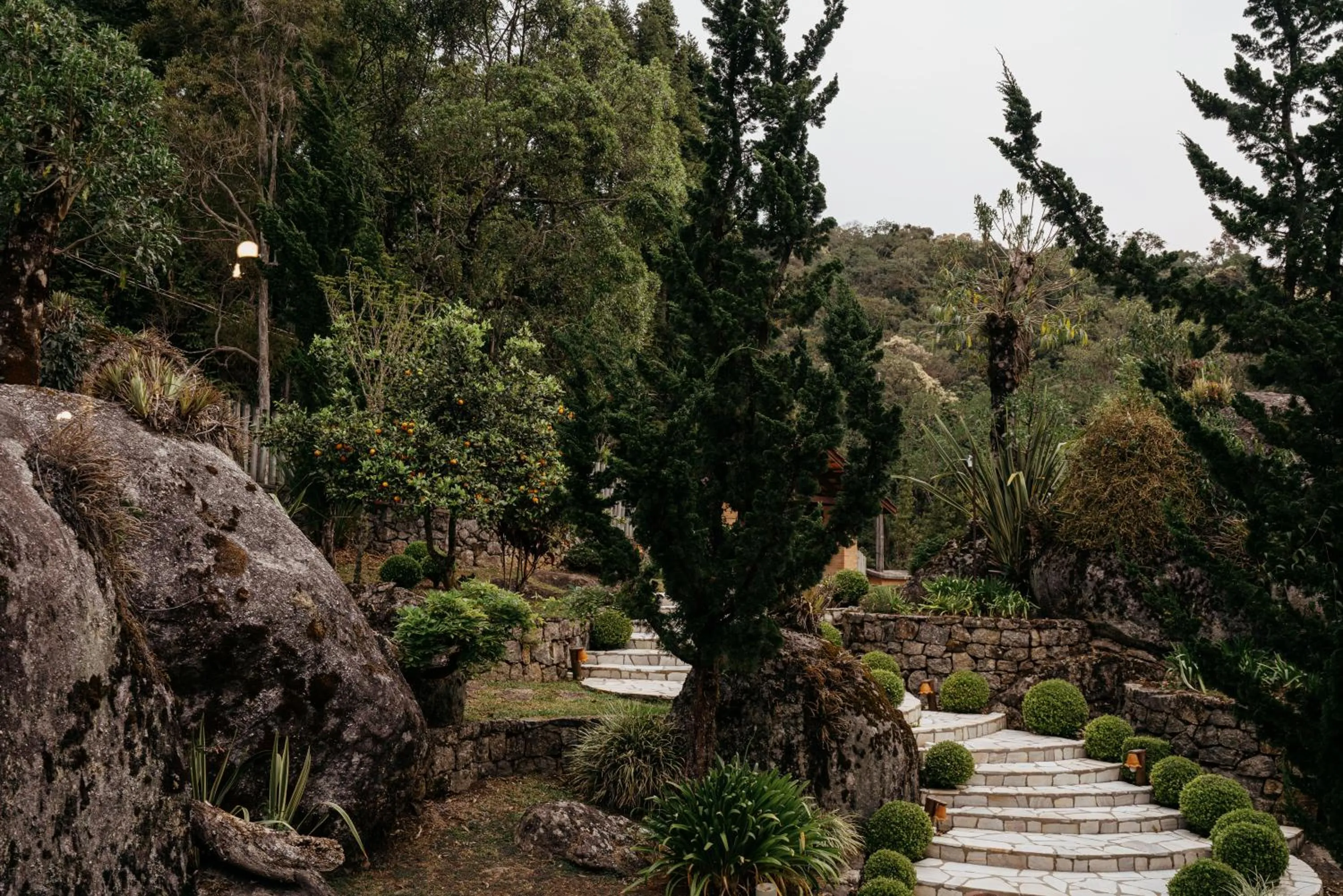 Garden view in Pousada Ahavanoah