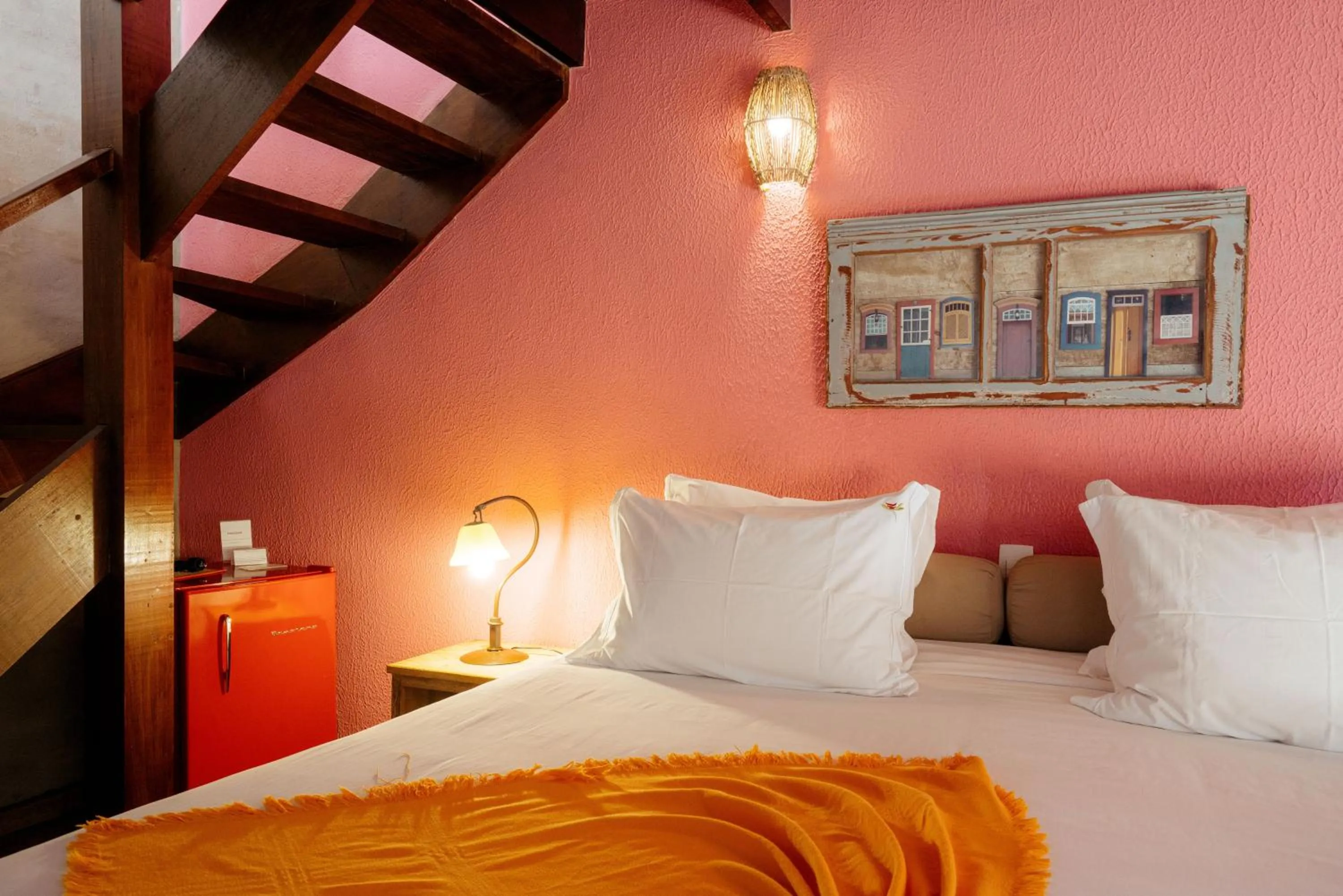 Bed in Pousada Ahavanoah