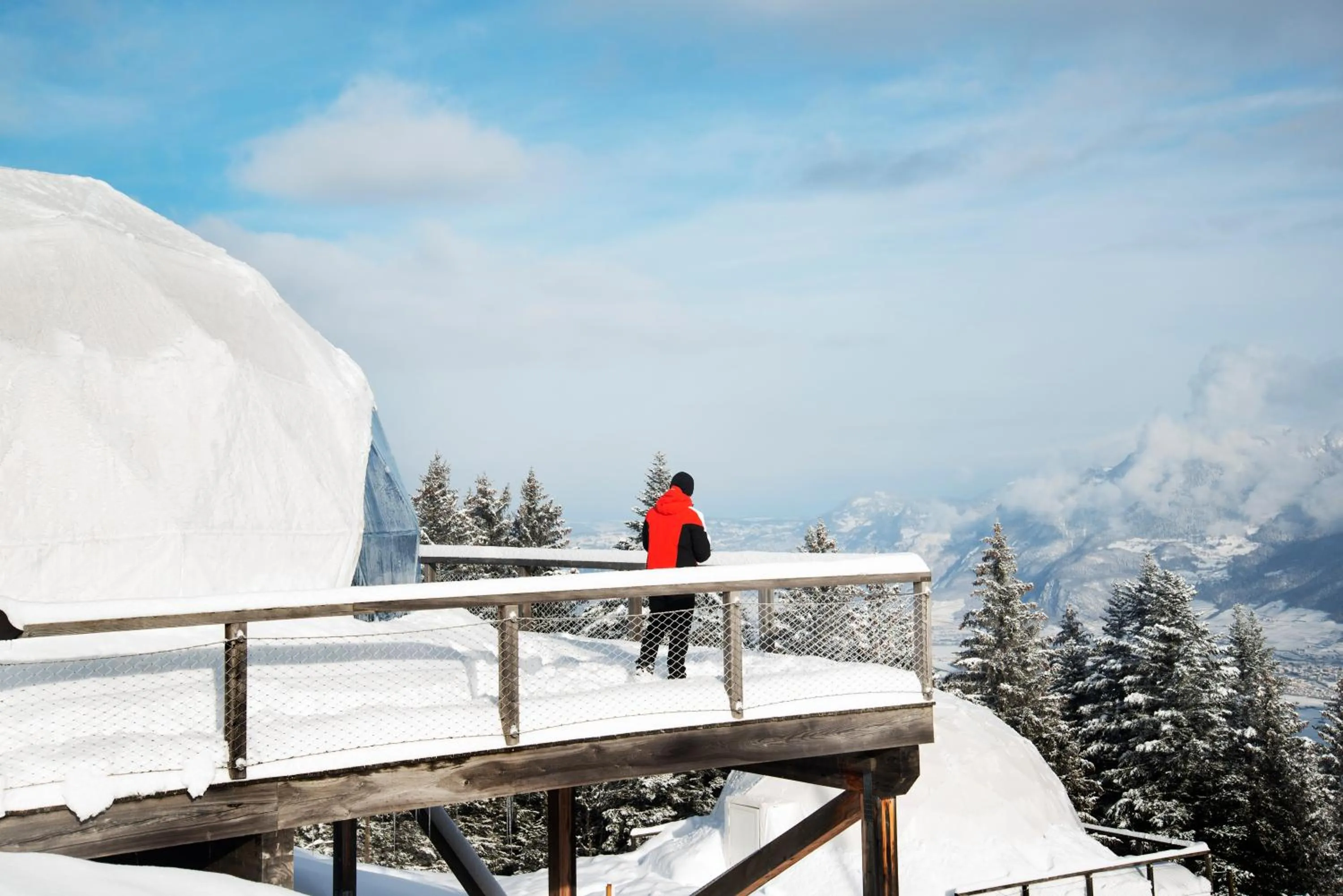 Property building in Whitepod Original