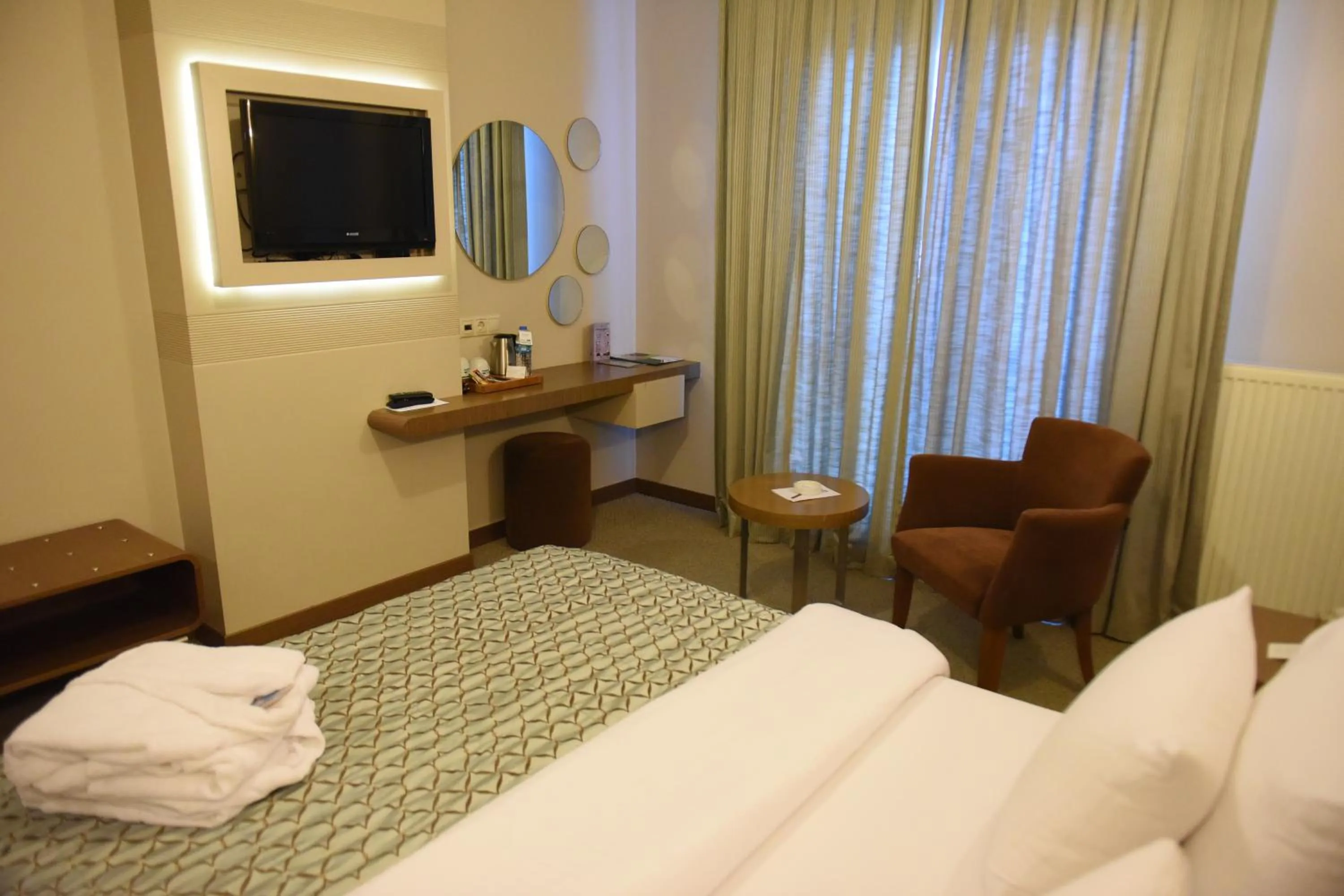 Bed in Baliktasi City Hotel & Spa