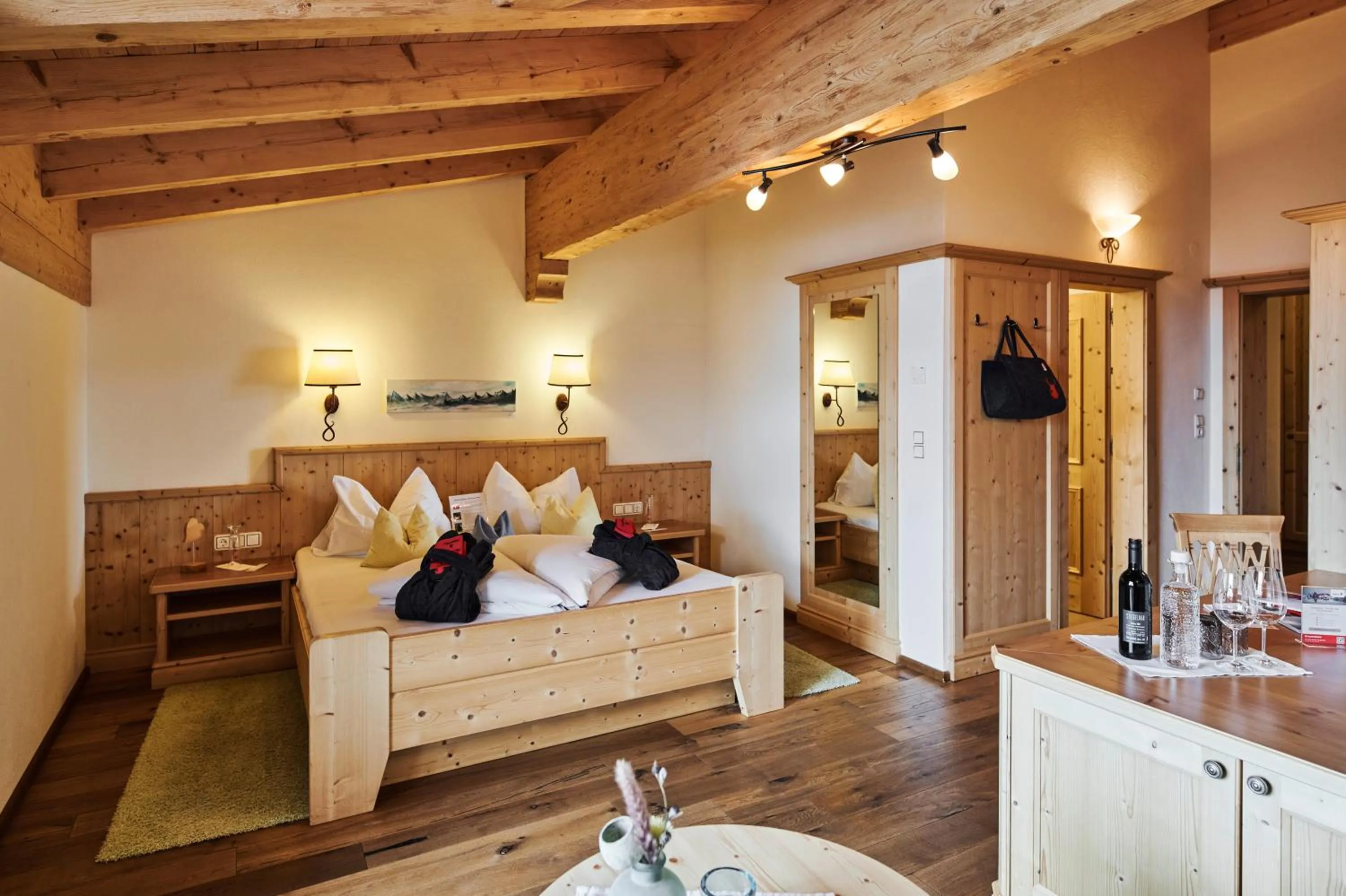 Bedroom in Berggasthof Platzlalm