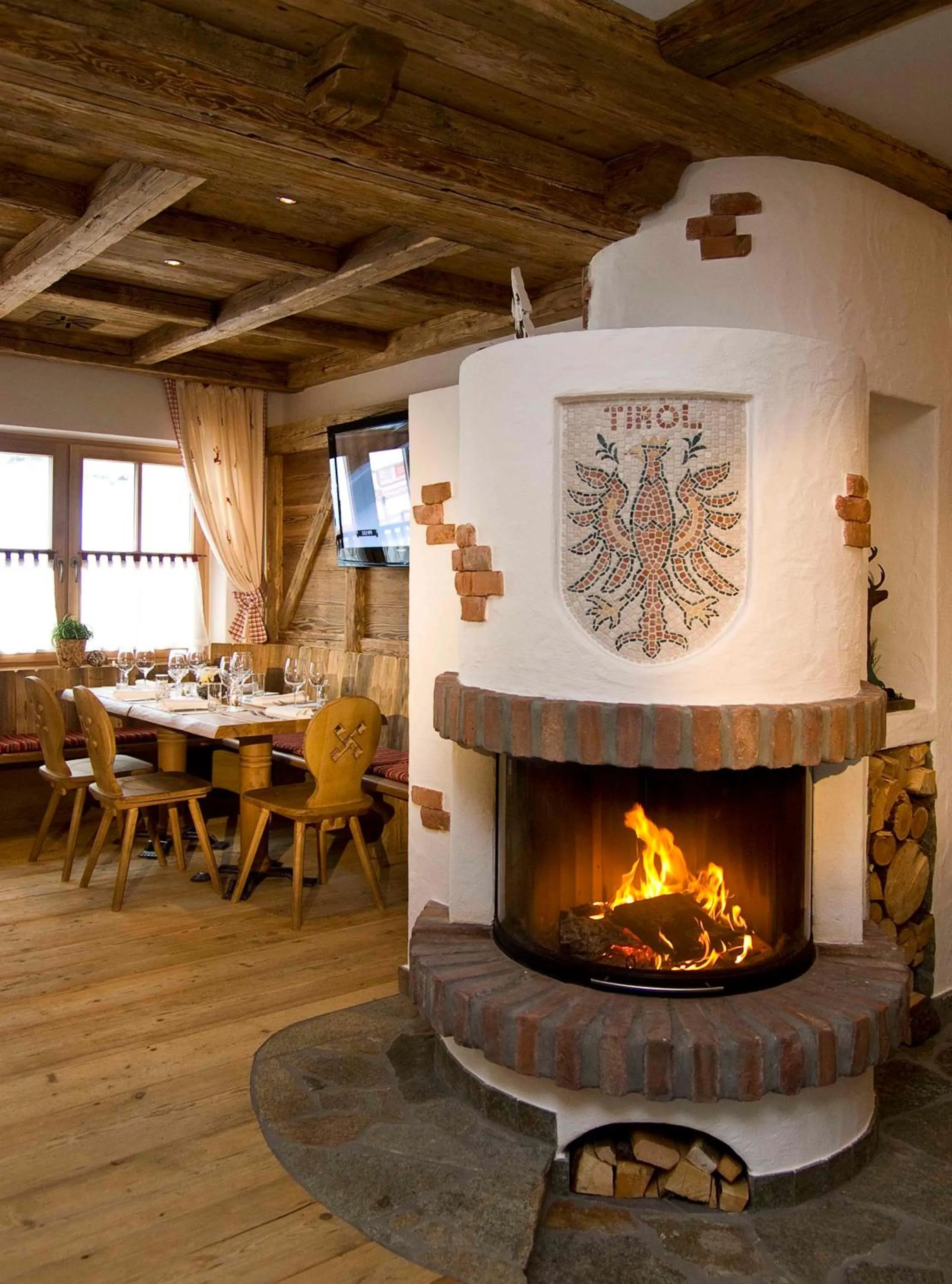 Decorative detail in Berggasthof Platzlalm