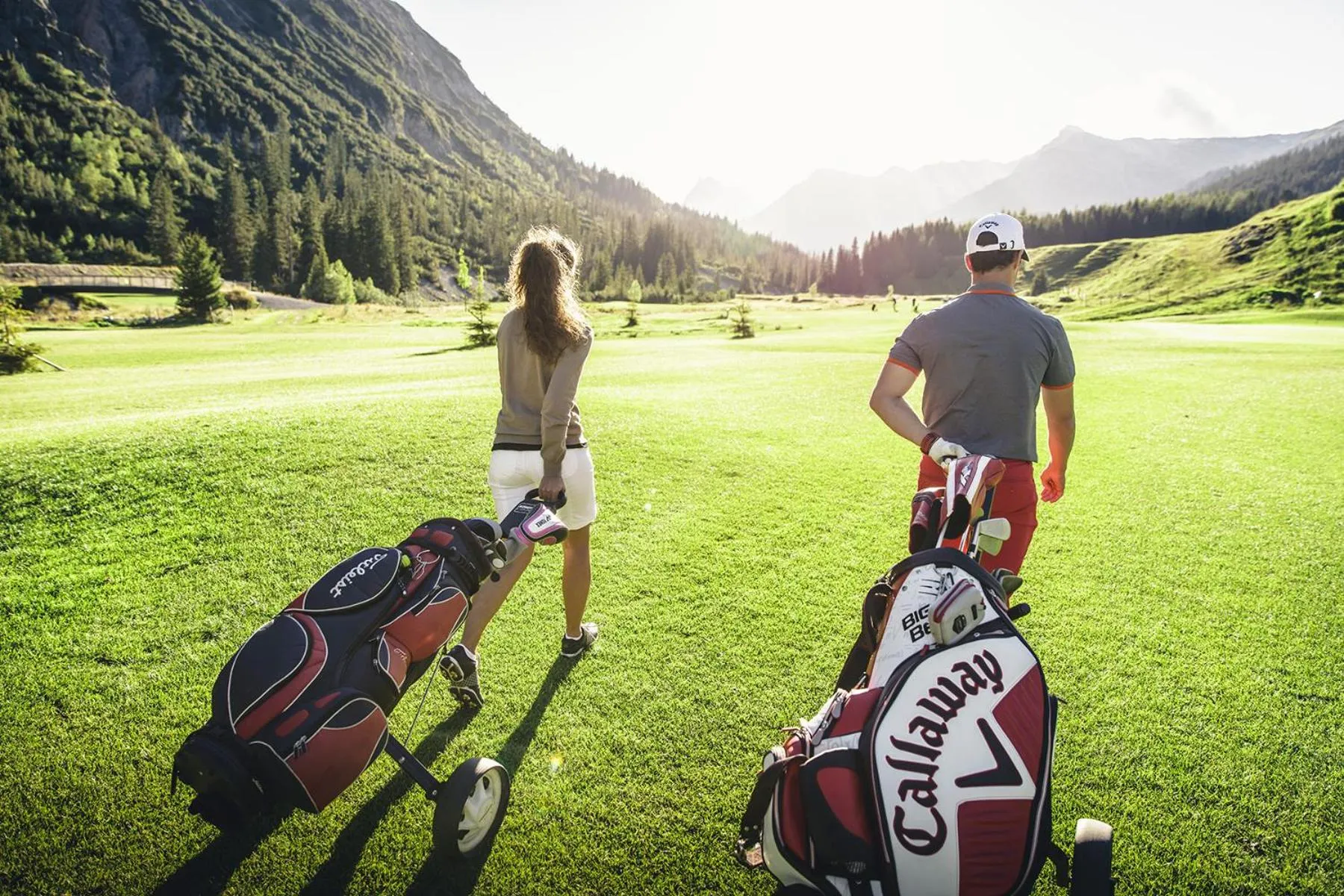 Golfcourse in Hotel Arlberg Lech