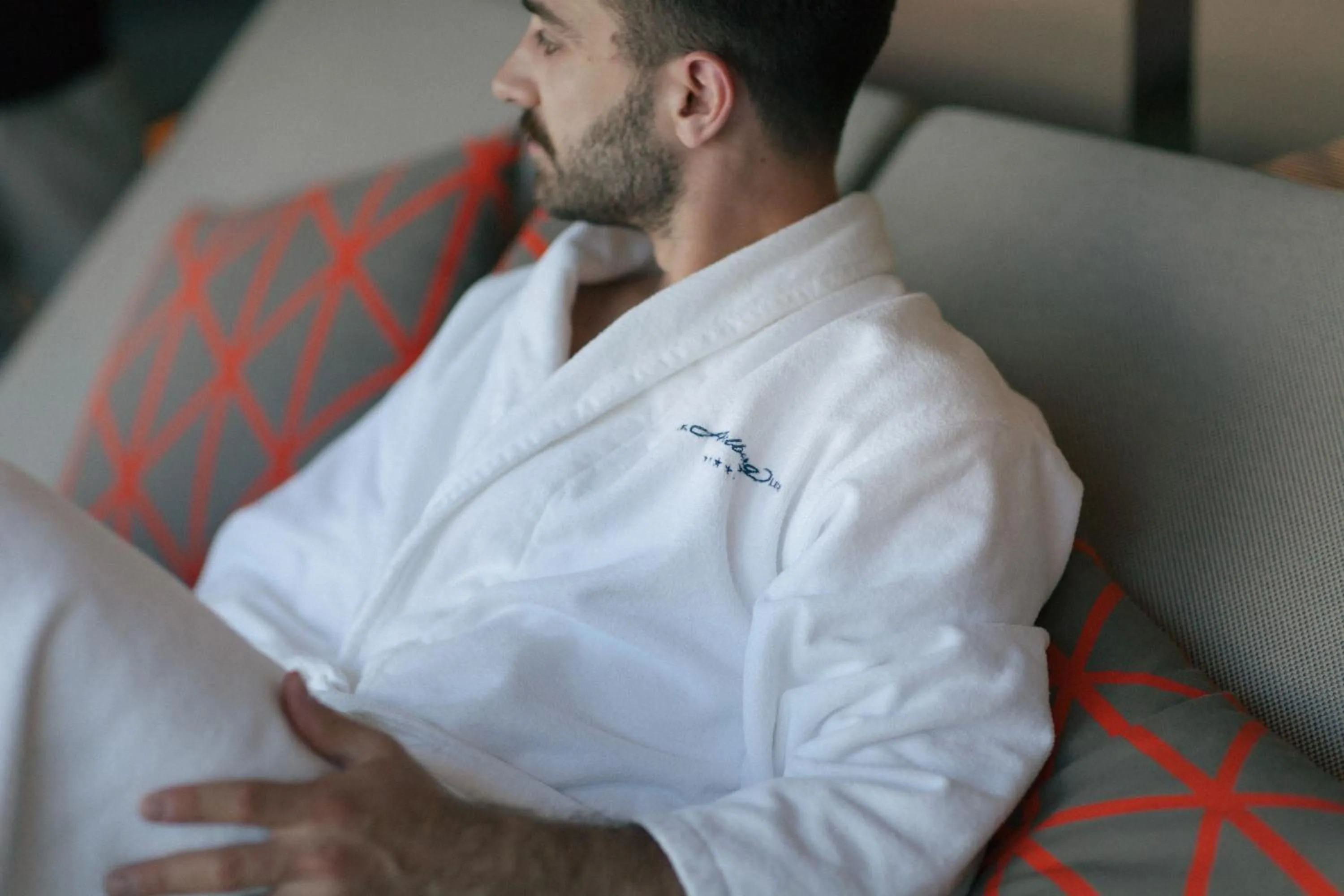 People, Bed in Hotel Arlberg Lech