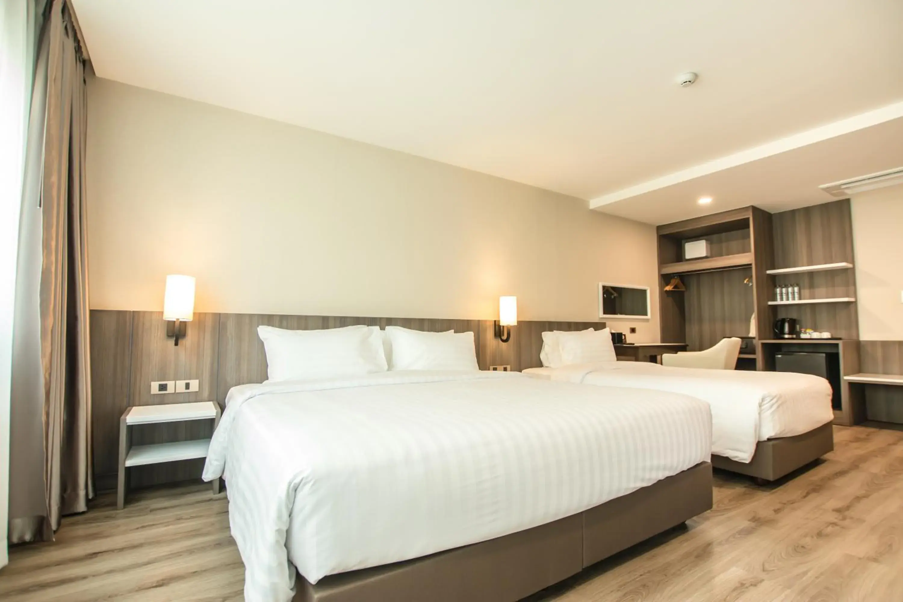 Bed in Hotel MAYU Chiang Mai Bed in Hotel MAYU Chiang Mai