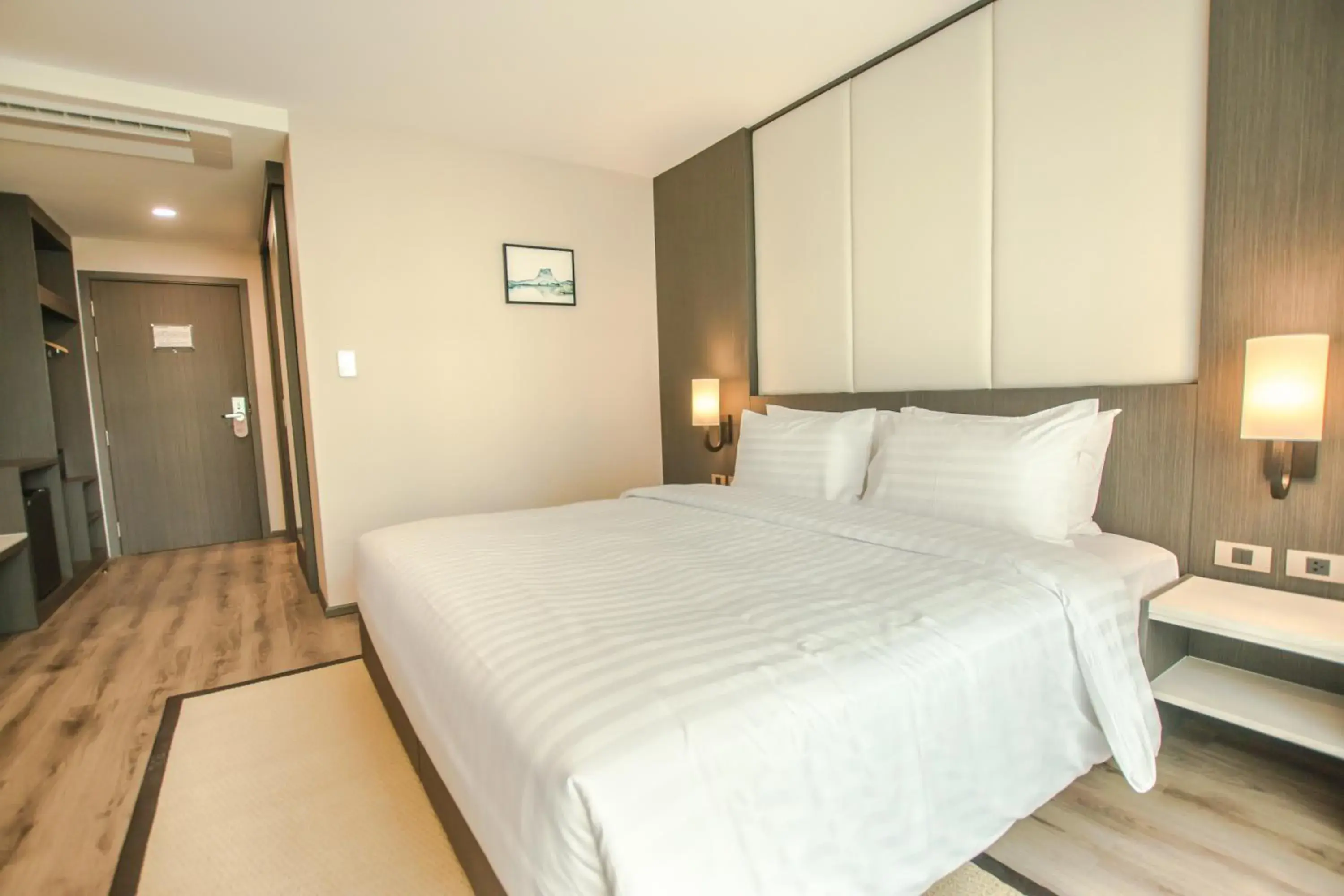 Bed in Hotel MAYU Chiang Mai Bed in Hotel MAYU Chiang Mai