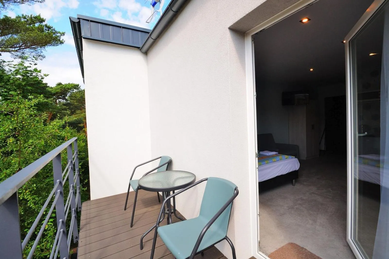 Balcony/Terrace, Bed in Dom Wczasowy Danusia
