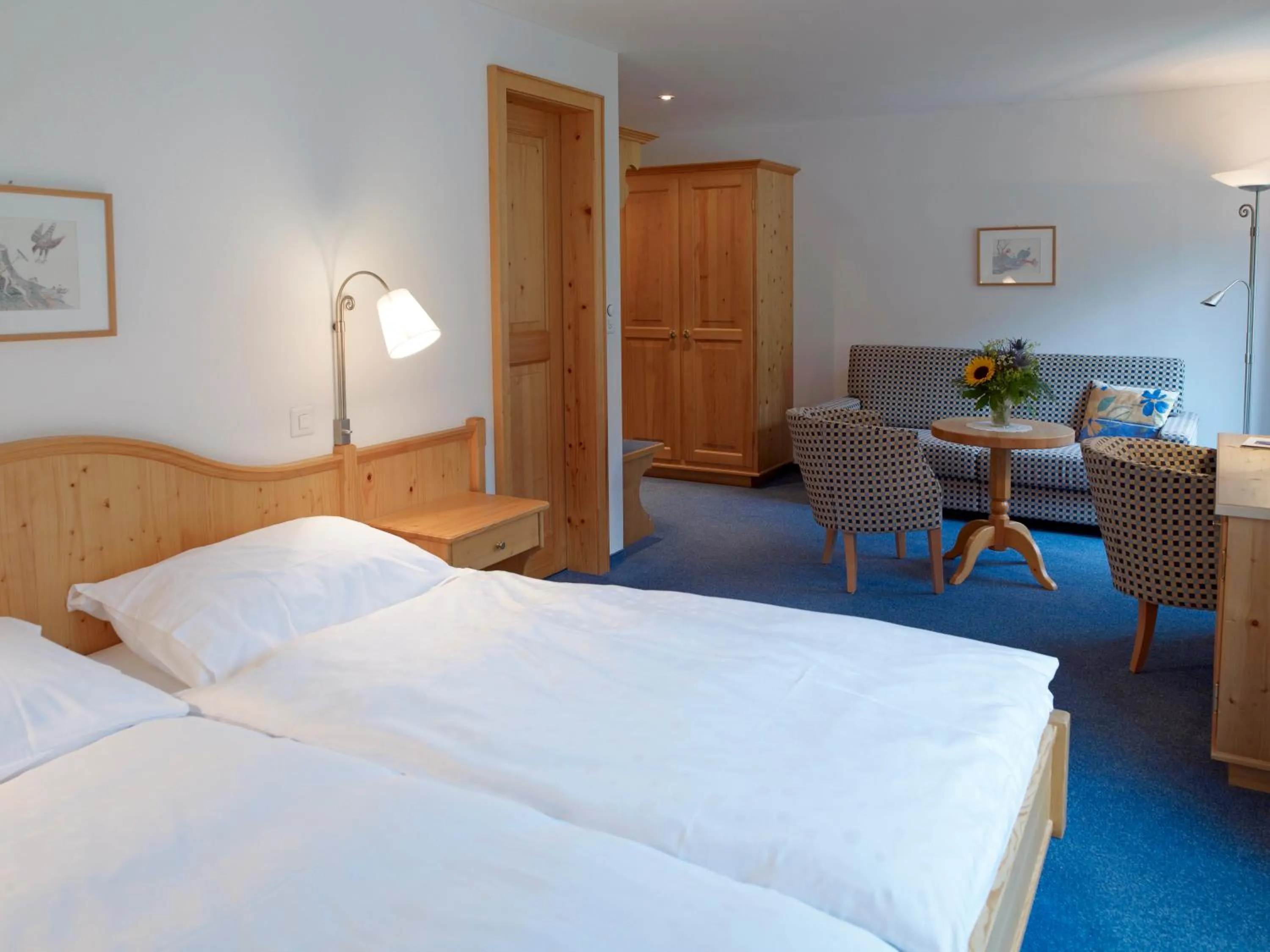 Bed in Hotel Alpina Parpan