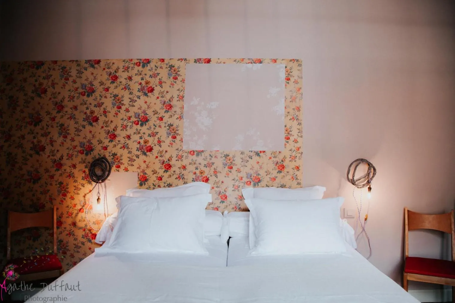 Bed in Hôtel particulier des Jasmins