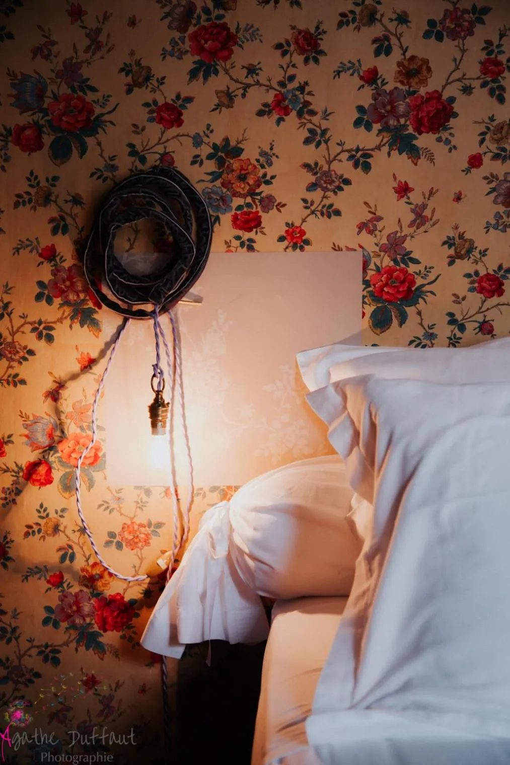 Bed in Hôtel particulier des Jasmins