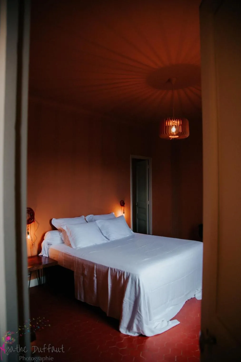 Bed in Hôtel particulier des Jasmins