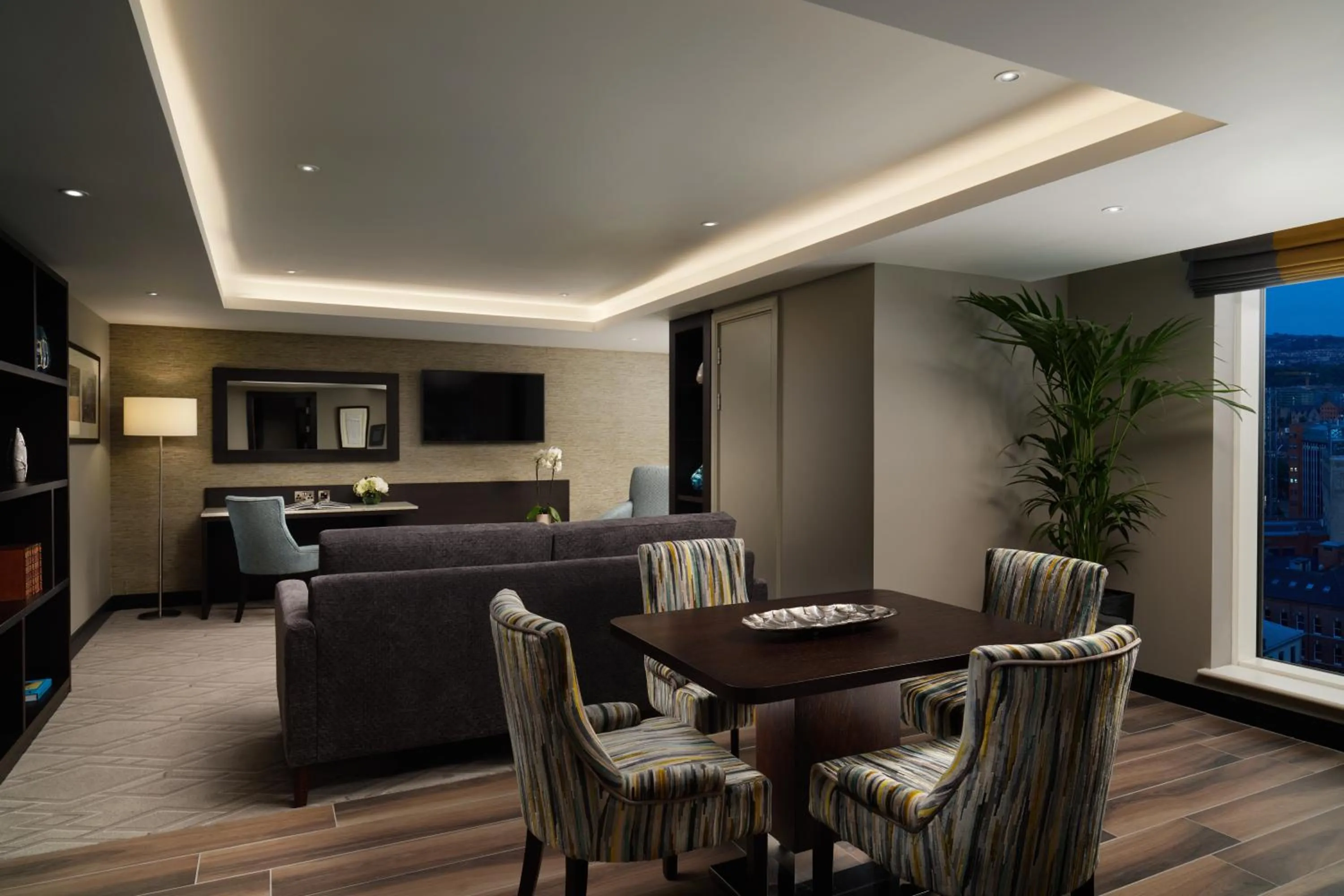 Living room in Grand Central Hotel Belfast