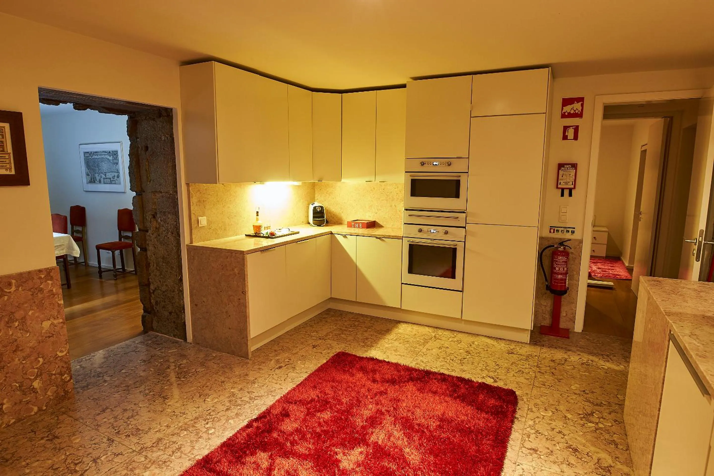 Kitchen or kitchenette in Casa do Becco