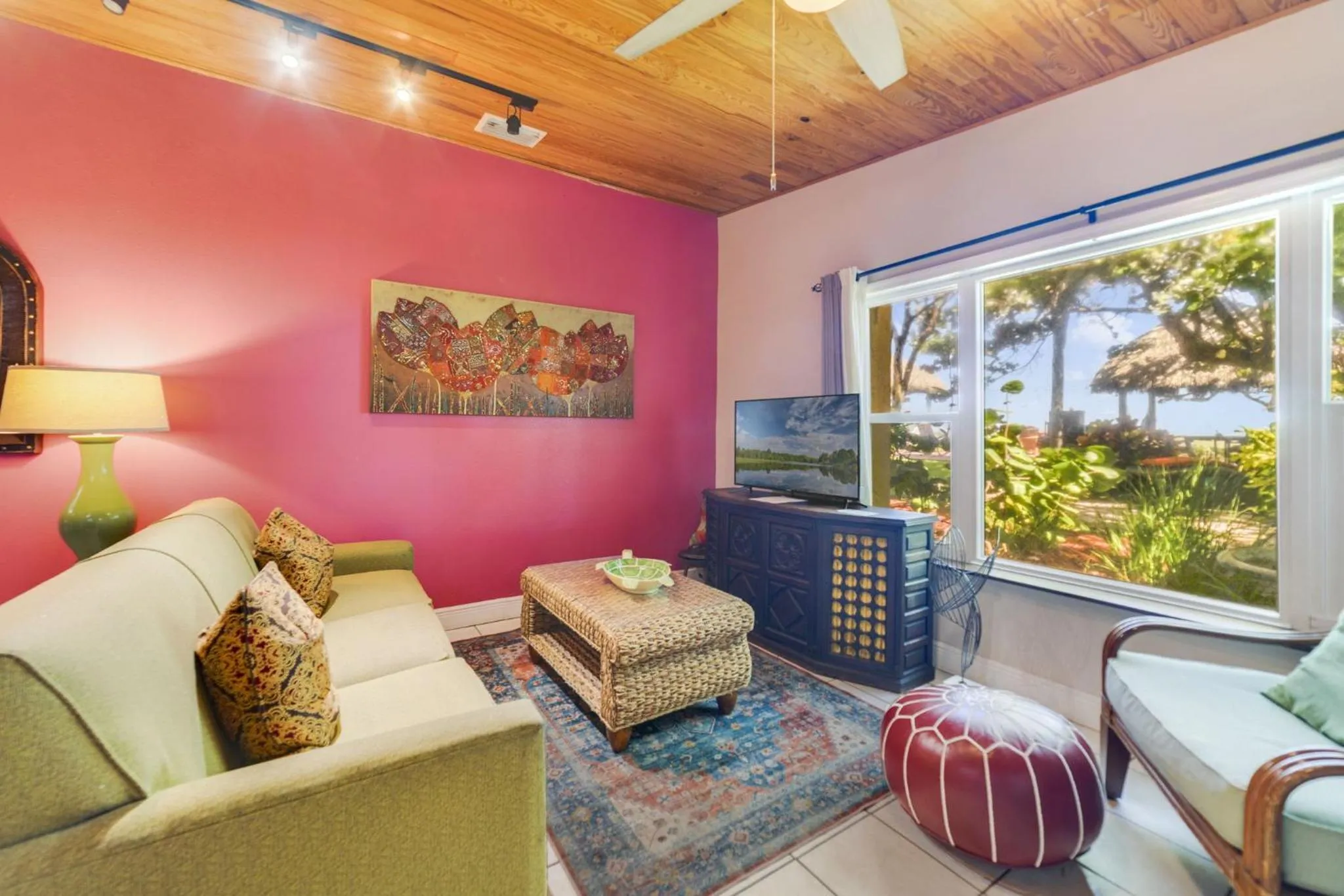 Living room in Beach Place Guesthouses