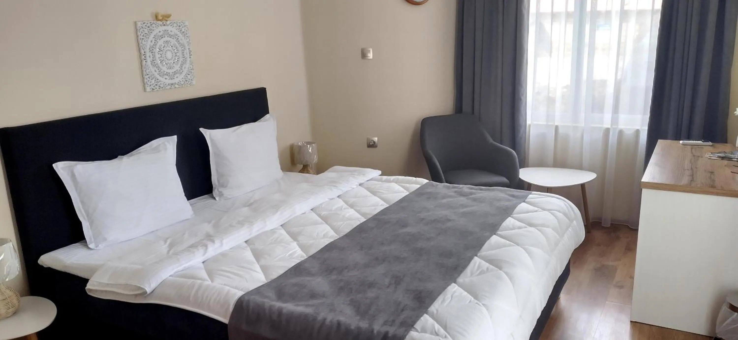 Bed in Victoria Family Hotel