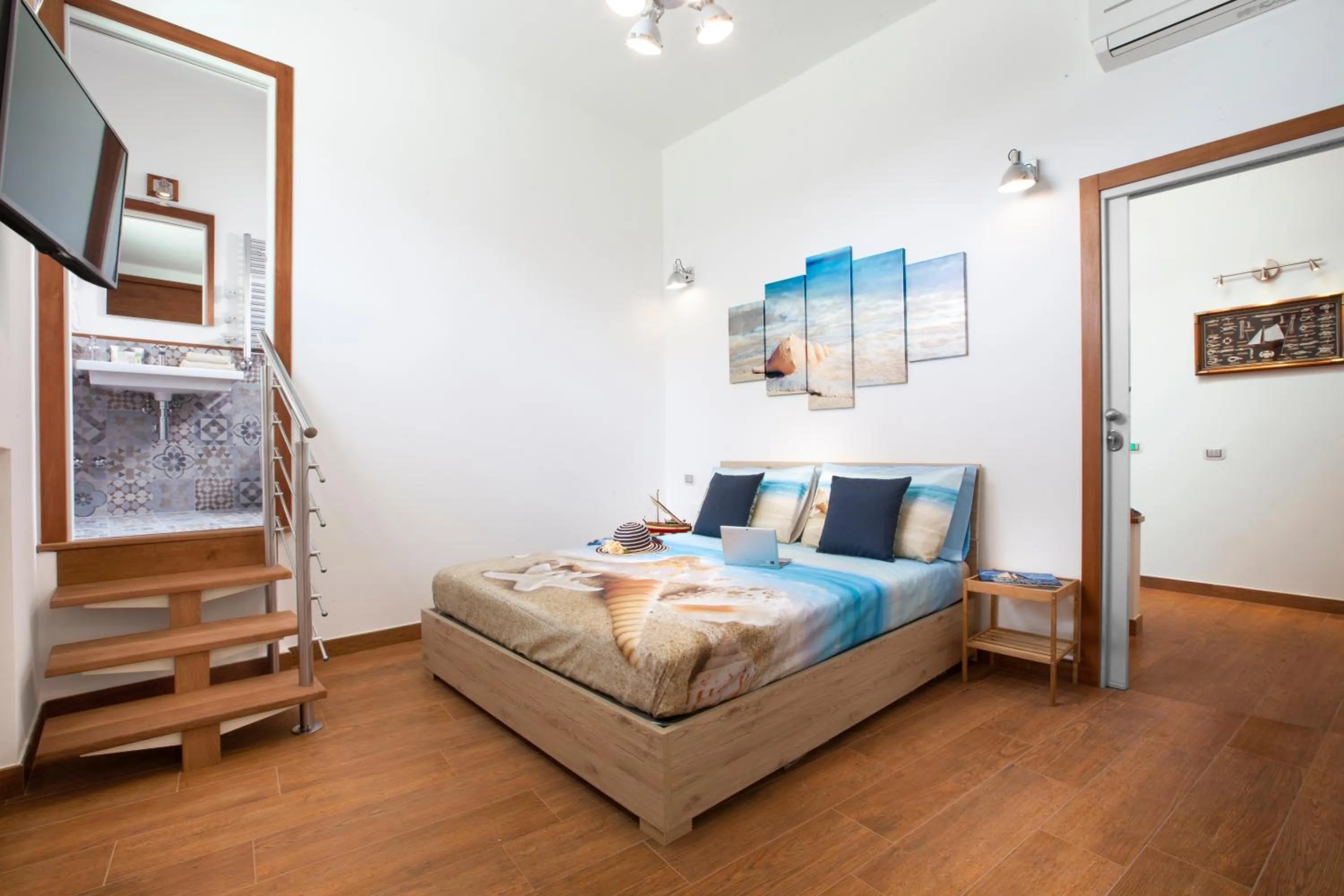 Bedroom, Bed in La Terrazza 38