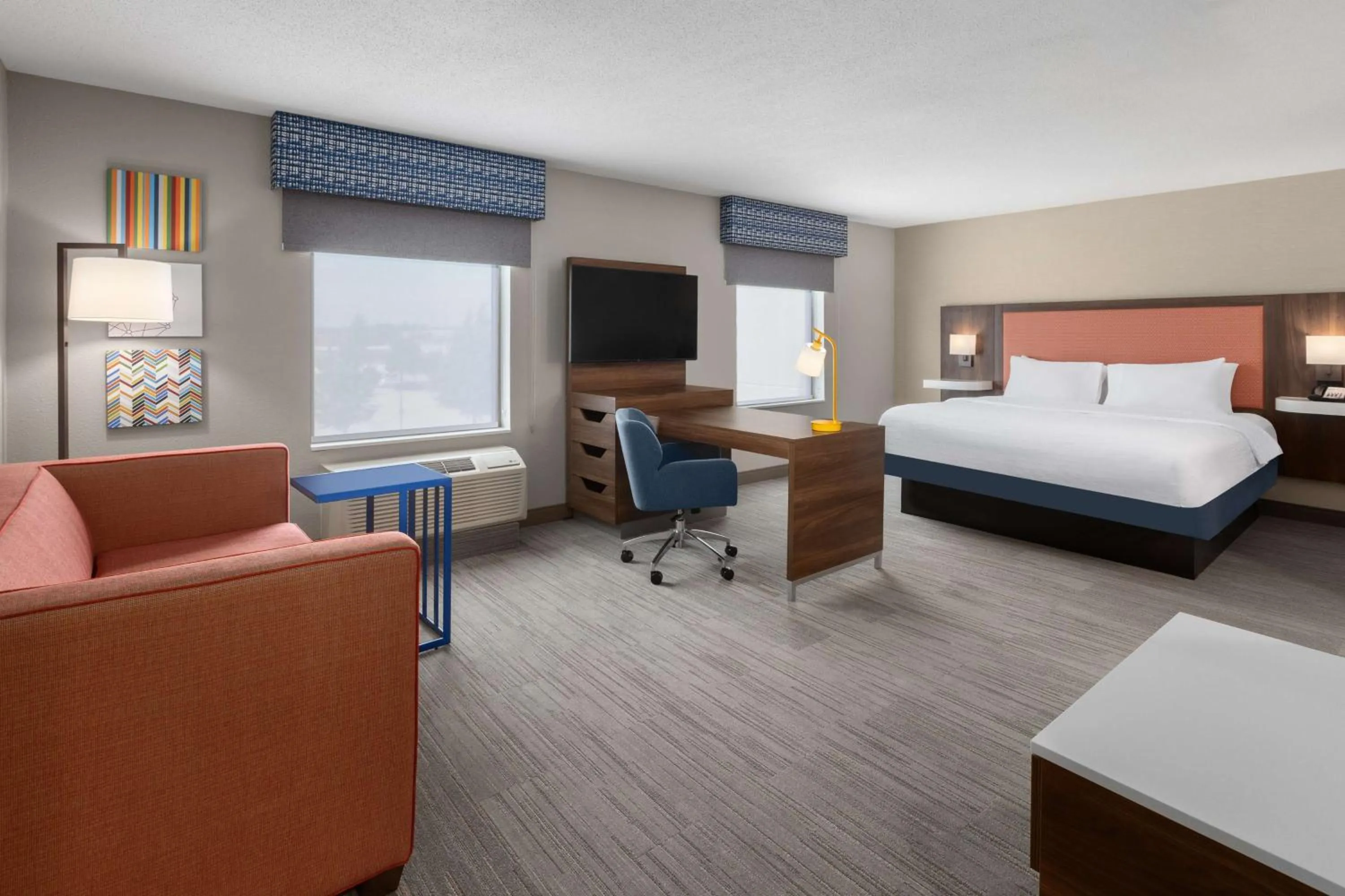 Bedroom, Bed in Hampton Inn & Suites Saginaw