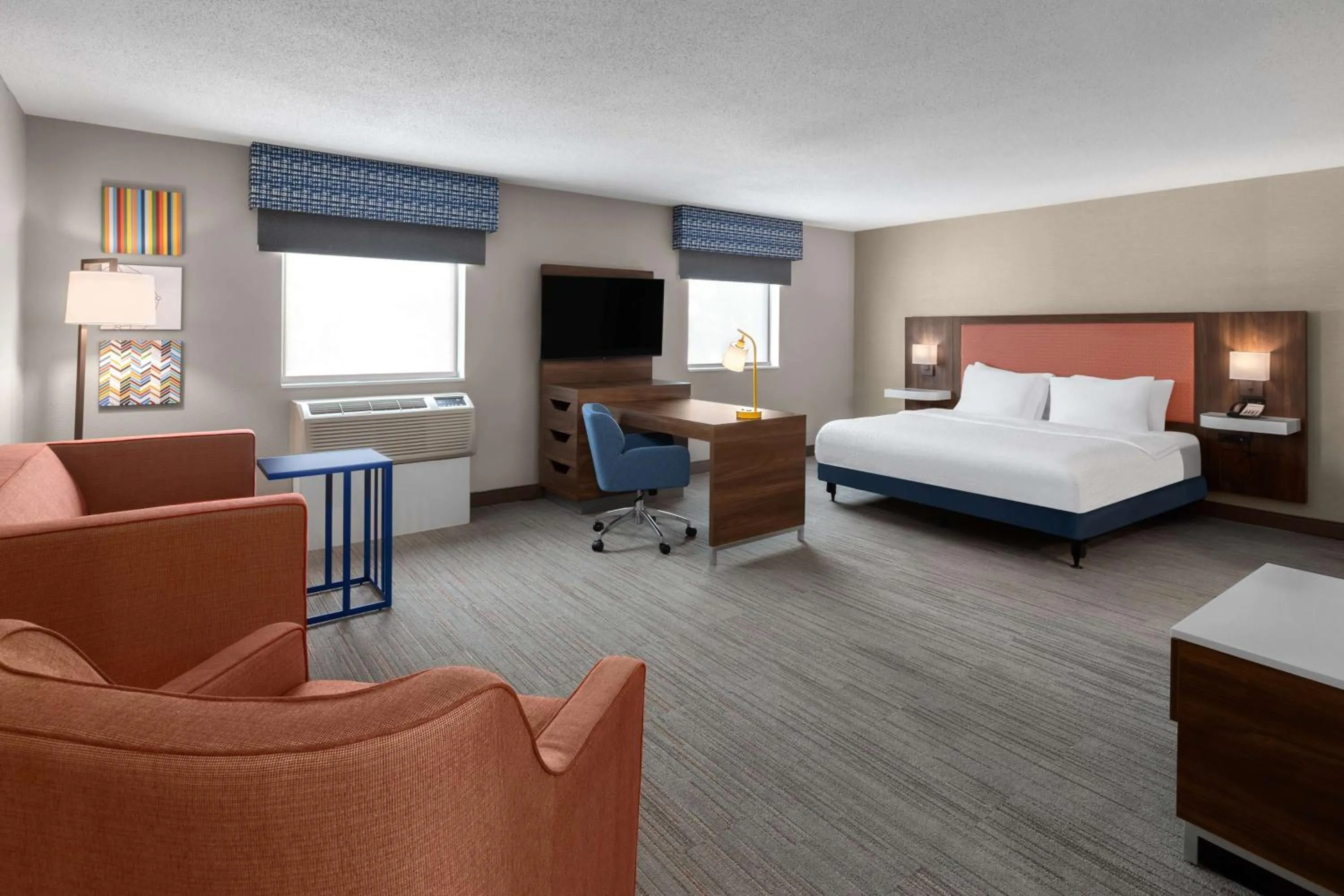 Bedroom, Bed in Hampton Inn & Suites Saginaw