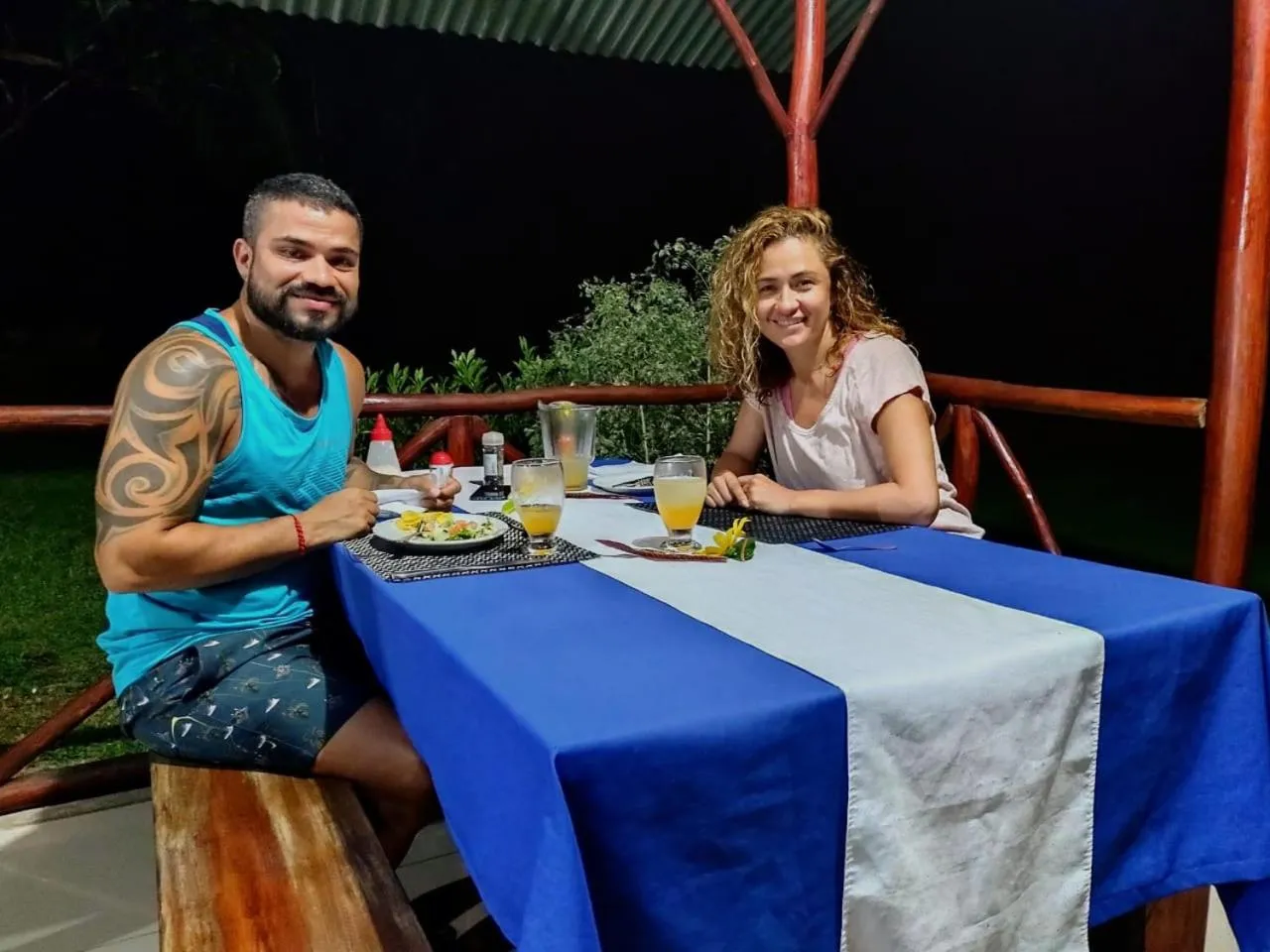 People in The Sunset Tucano Lodge