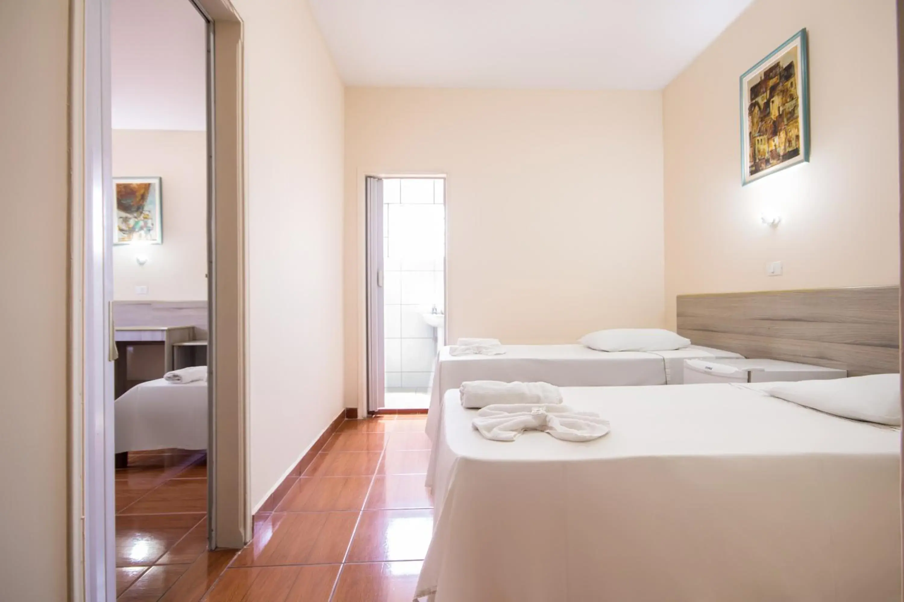 Bed in Hotel Dan Inn Poços de Caldas - A melhor localização do Centro by Nacional Inn Bed in Hotel Dan Inn Poços de Caldas - A melhor localização do Centro by Nacional Inn