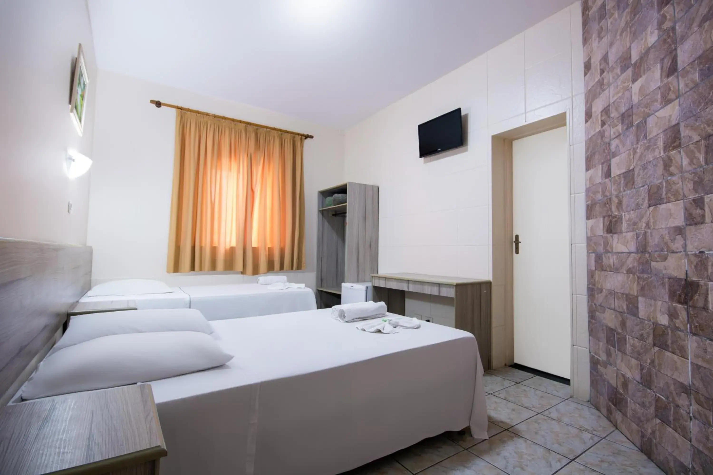 Bed in Hotel Dan Inn Poços de Caldas - A melhor localização do Centro by Nacional Inn Bed in Hotel Dan Inn Poços de Caldas - A melhor localização do Centro by Nacional Inn