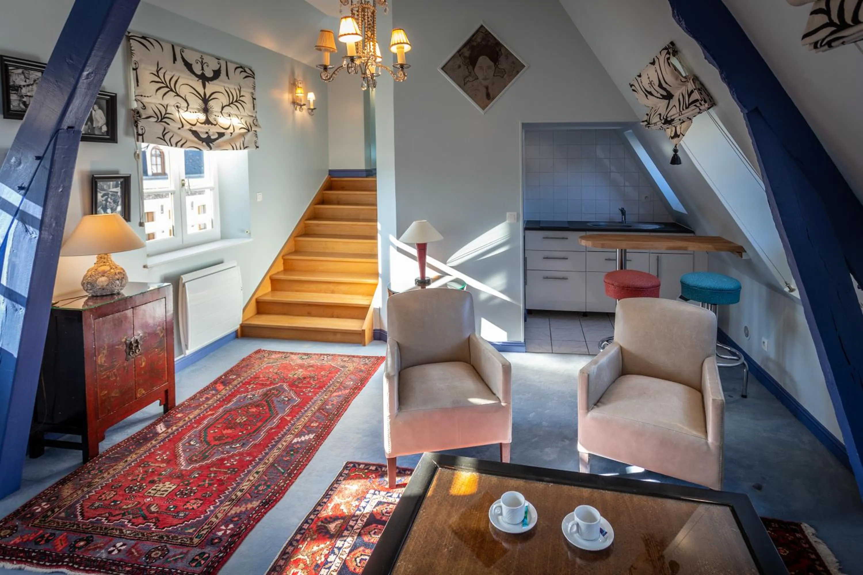 Living room in Relais Hôtelier Douce France