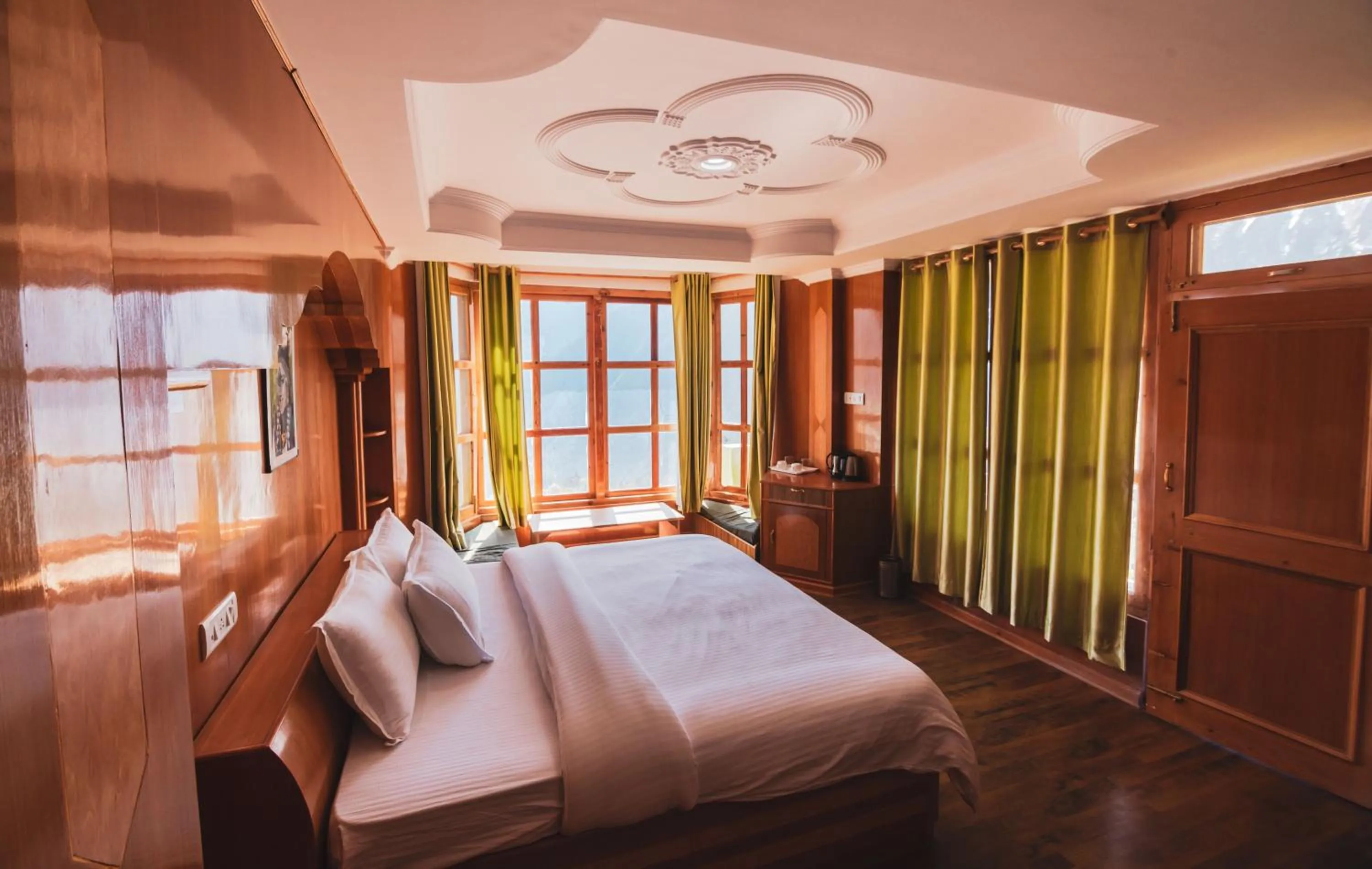 Mountain view in Hotel Kalpa Deshang