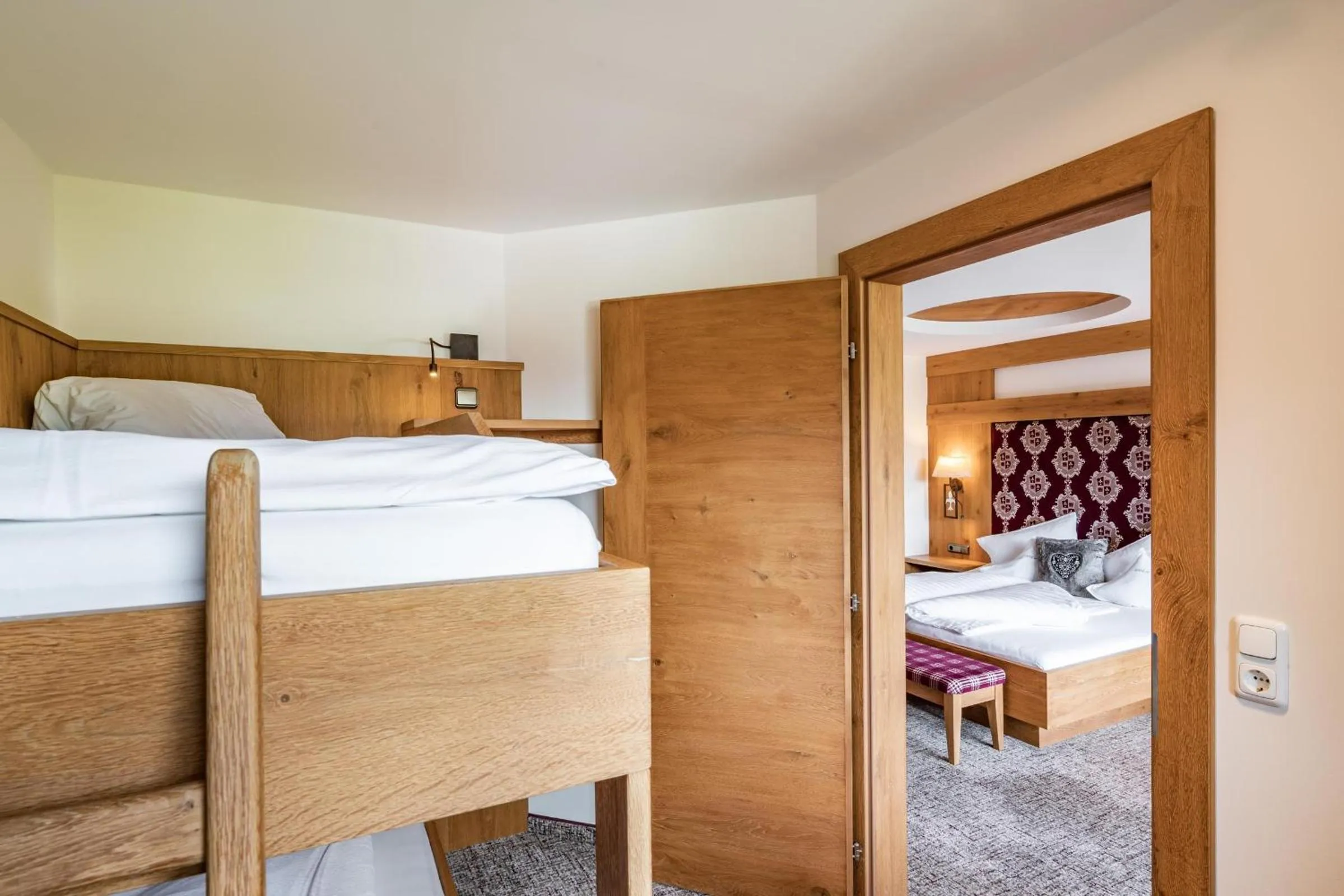 bunk bed, Bed in Hotel Pramstraller