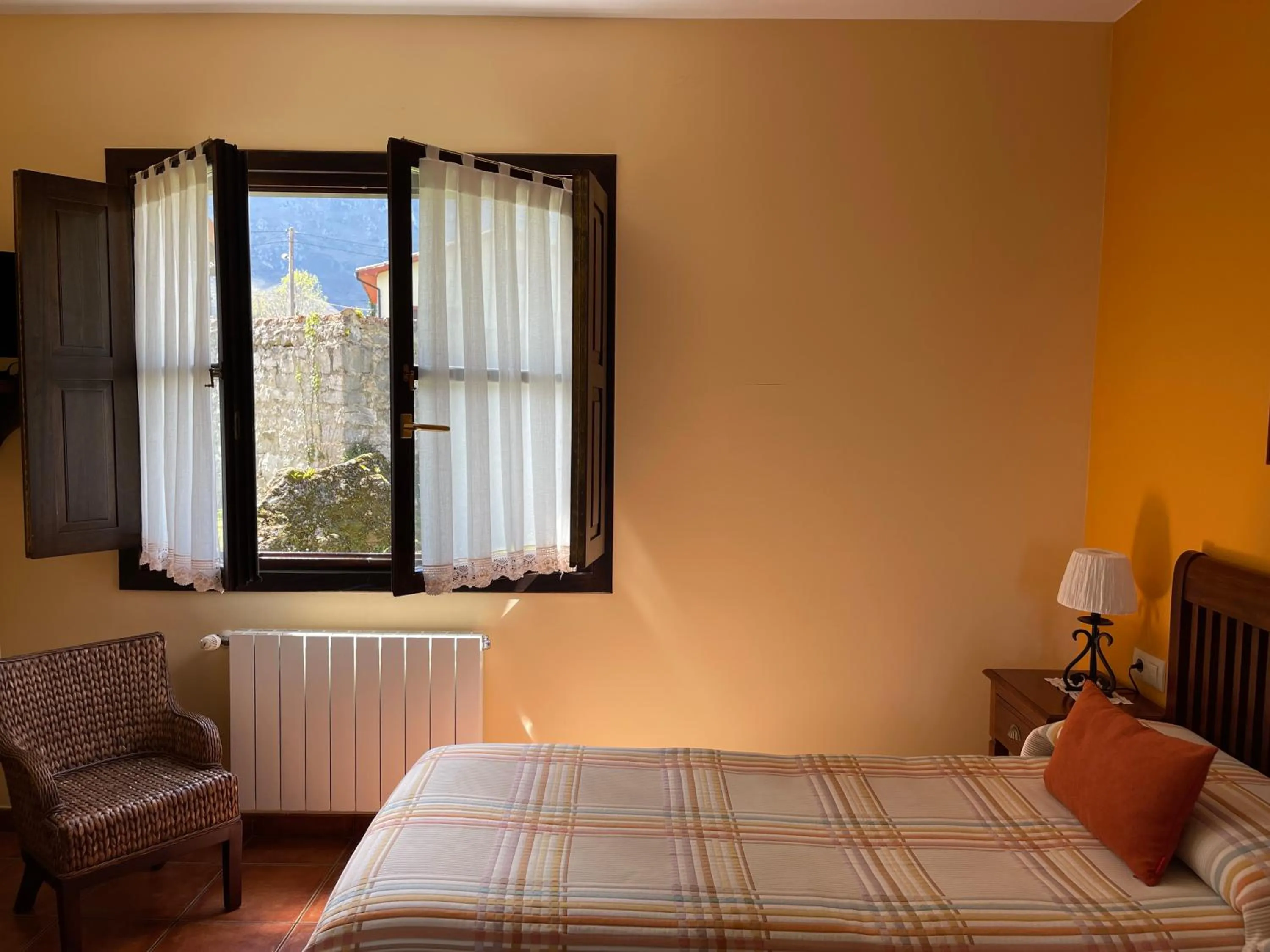 Bed in Hotel Rural El Texeu