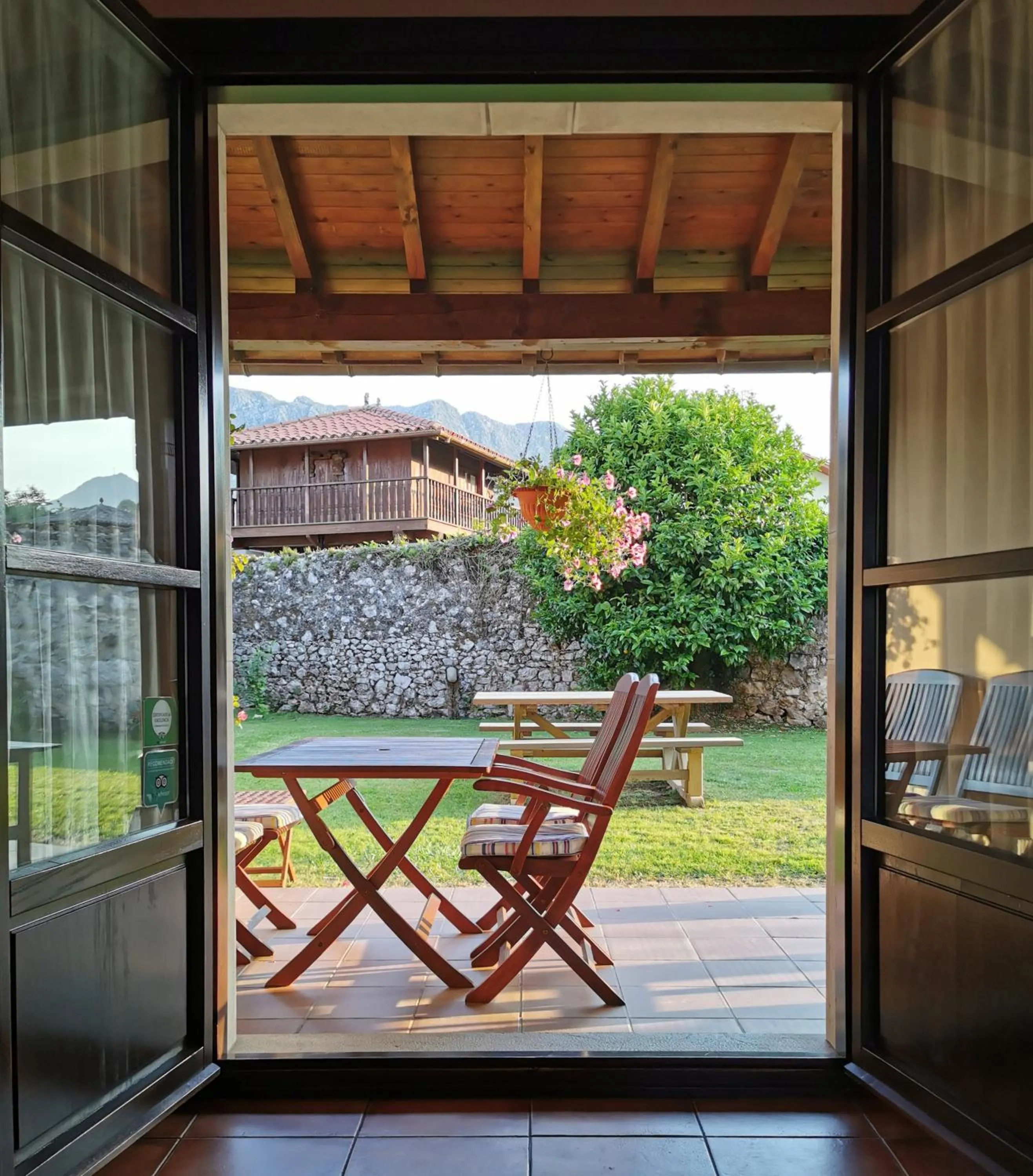 Garden in Hotel Rural El Texeu