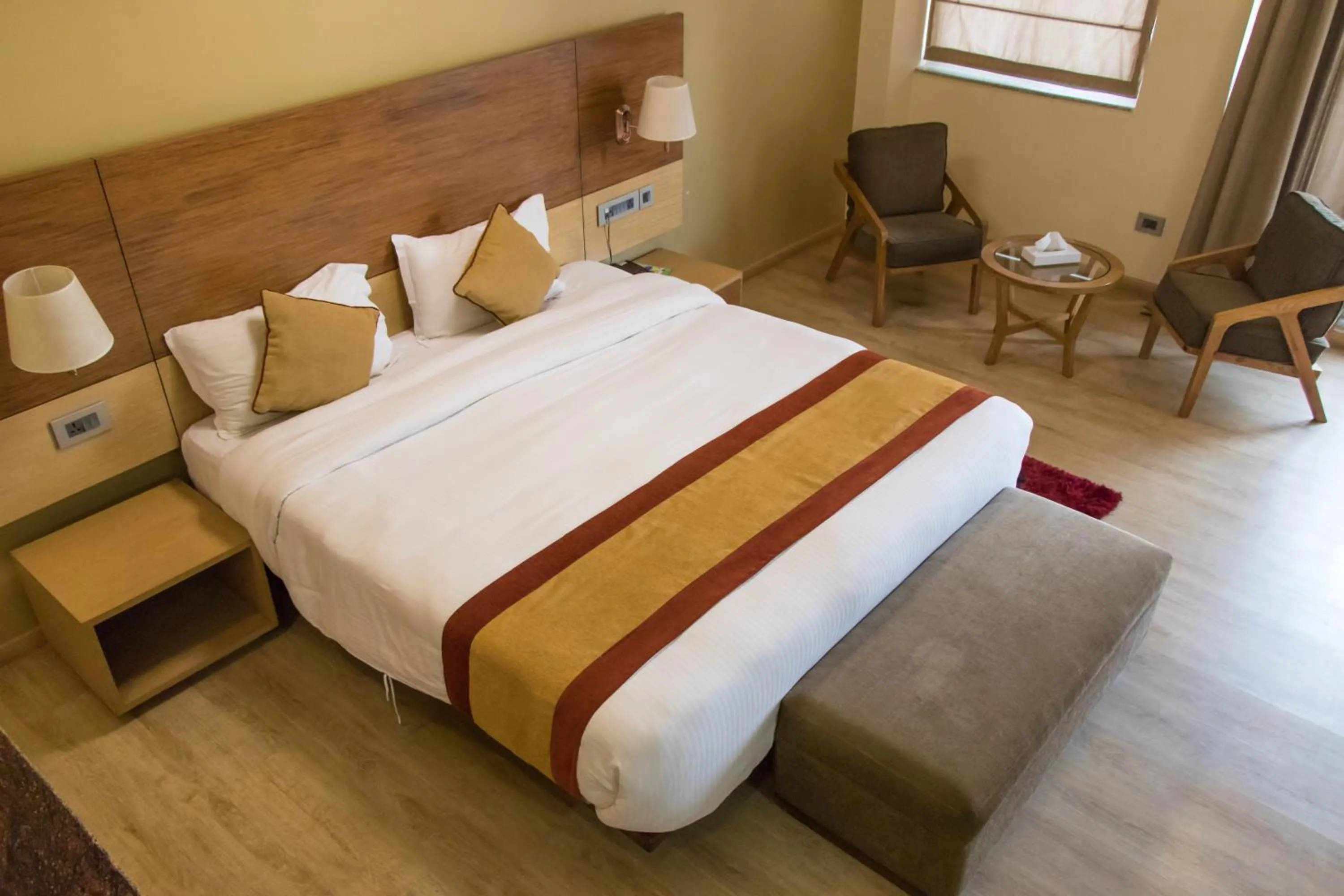 Bed in Retro Hotel and Spa