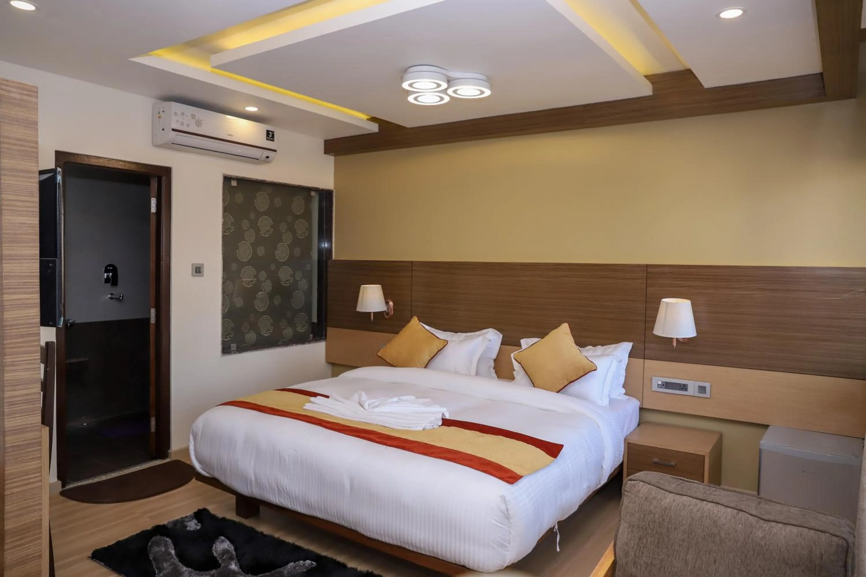 Bed in Retro Hotel and Spa