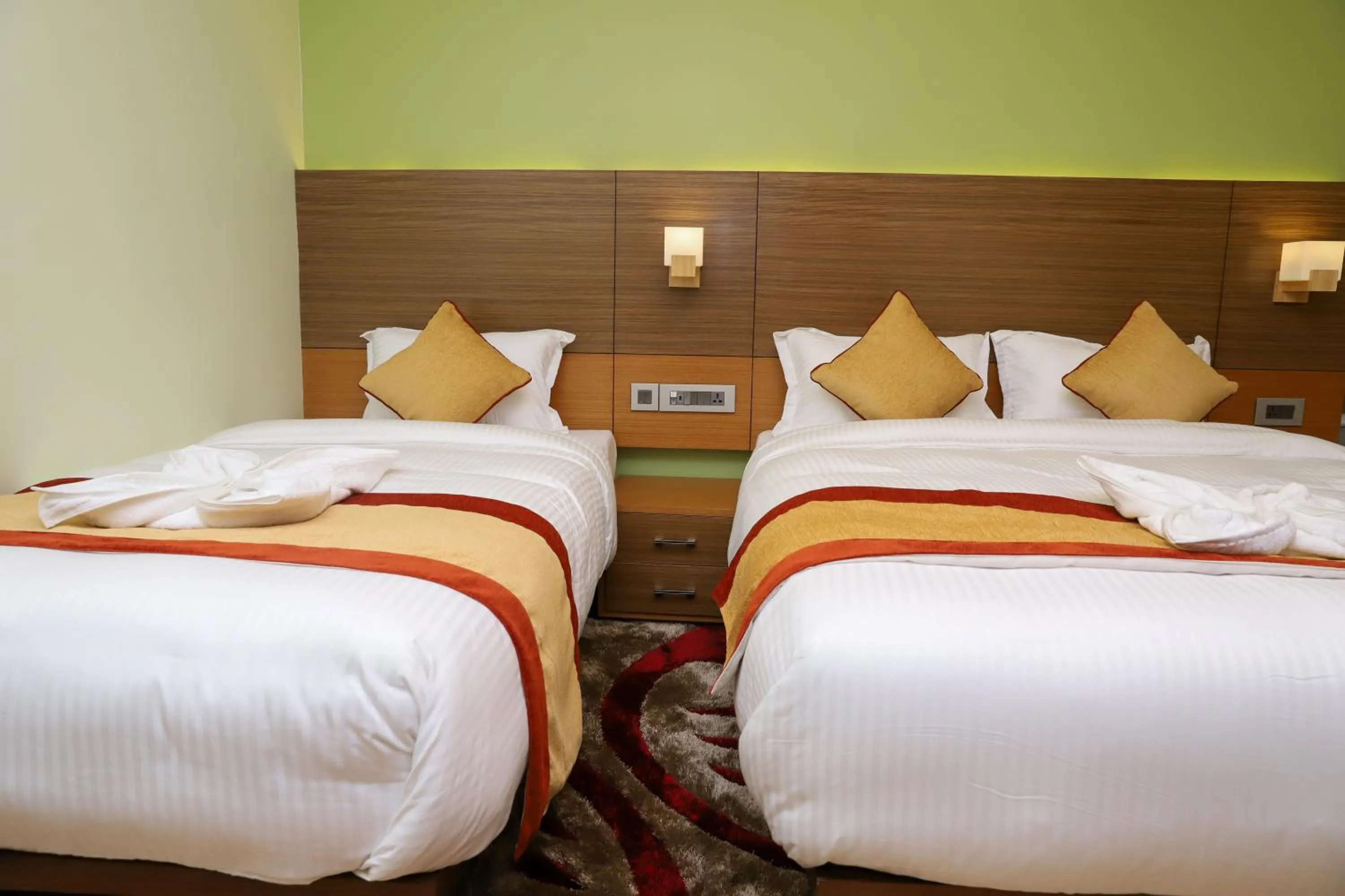 Bed in Retro Hotel and Spa