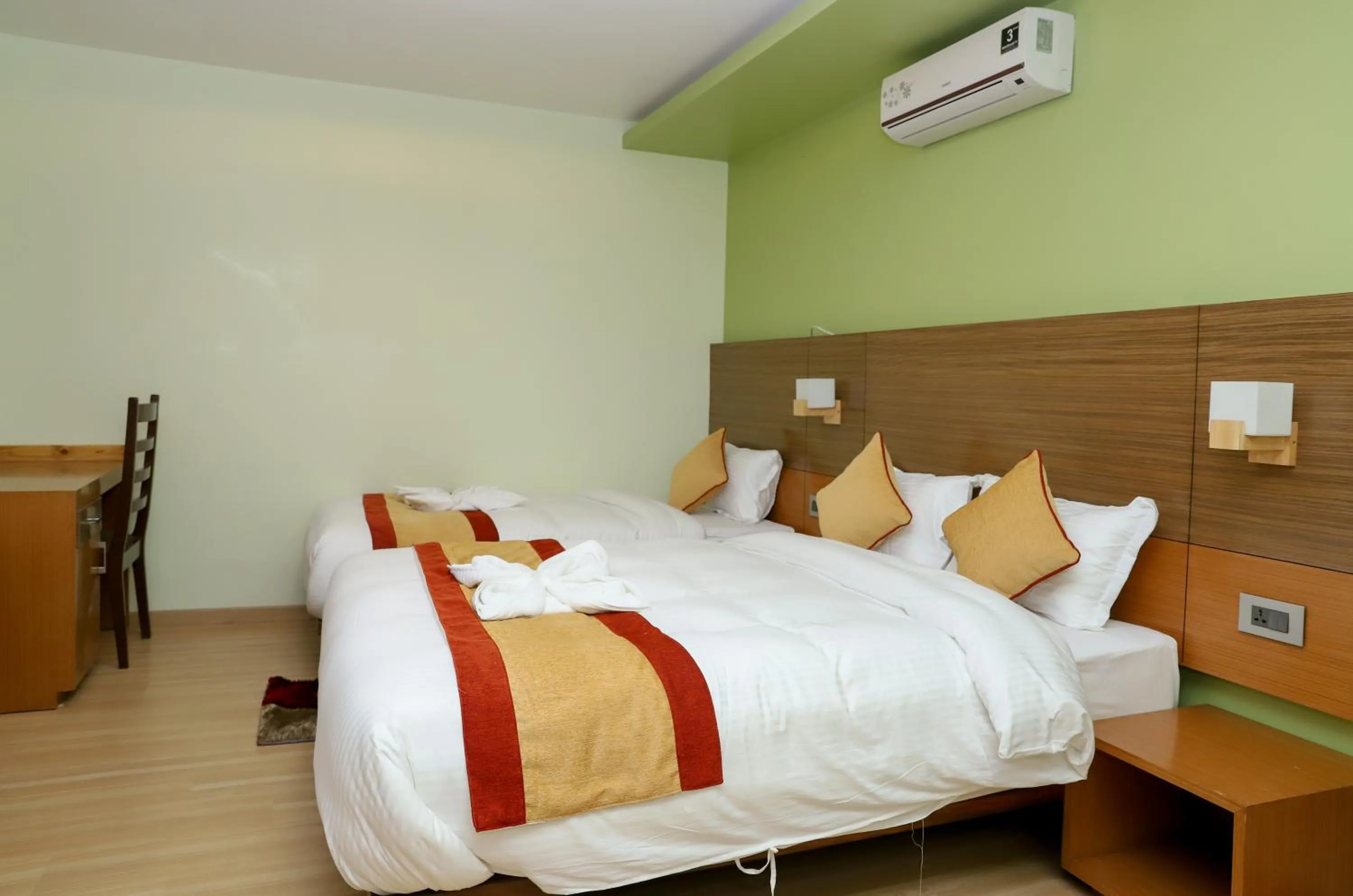 Bed in Retro Hotel and Spa