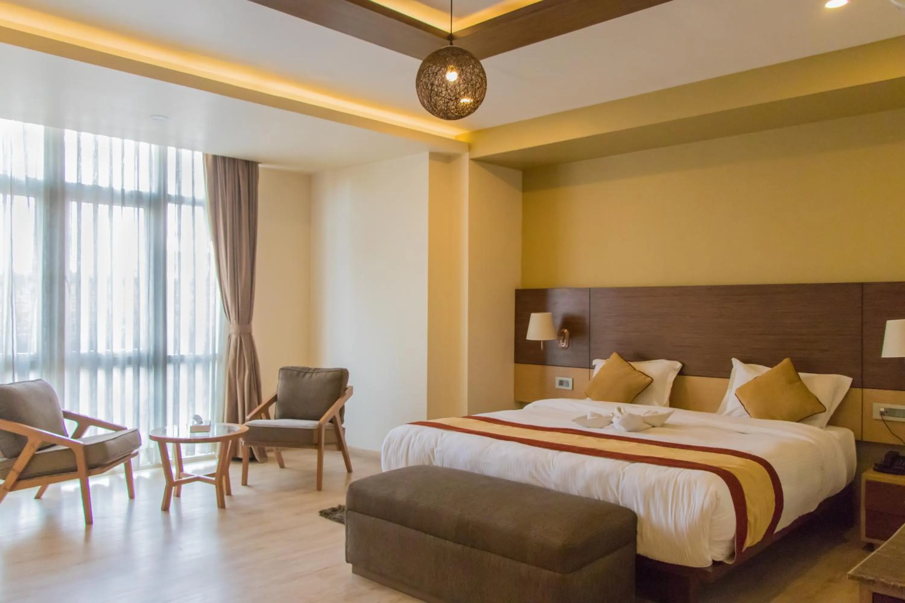 Bed in Retro Hotel and Spa