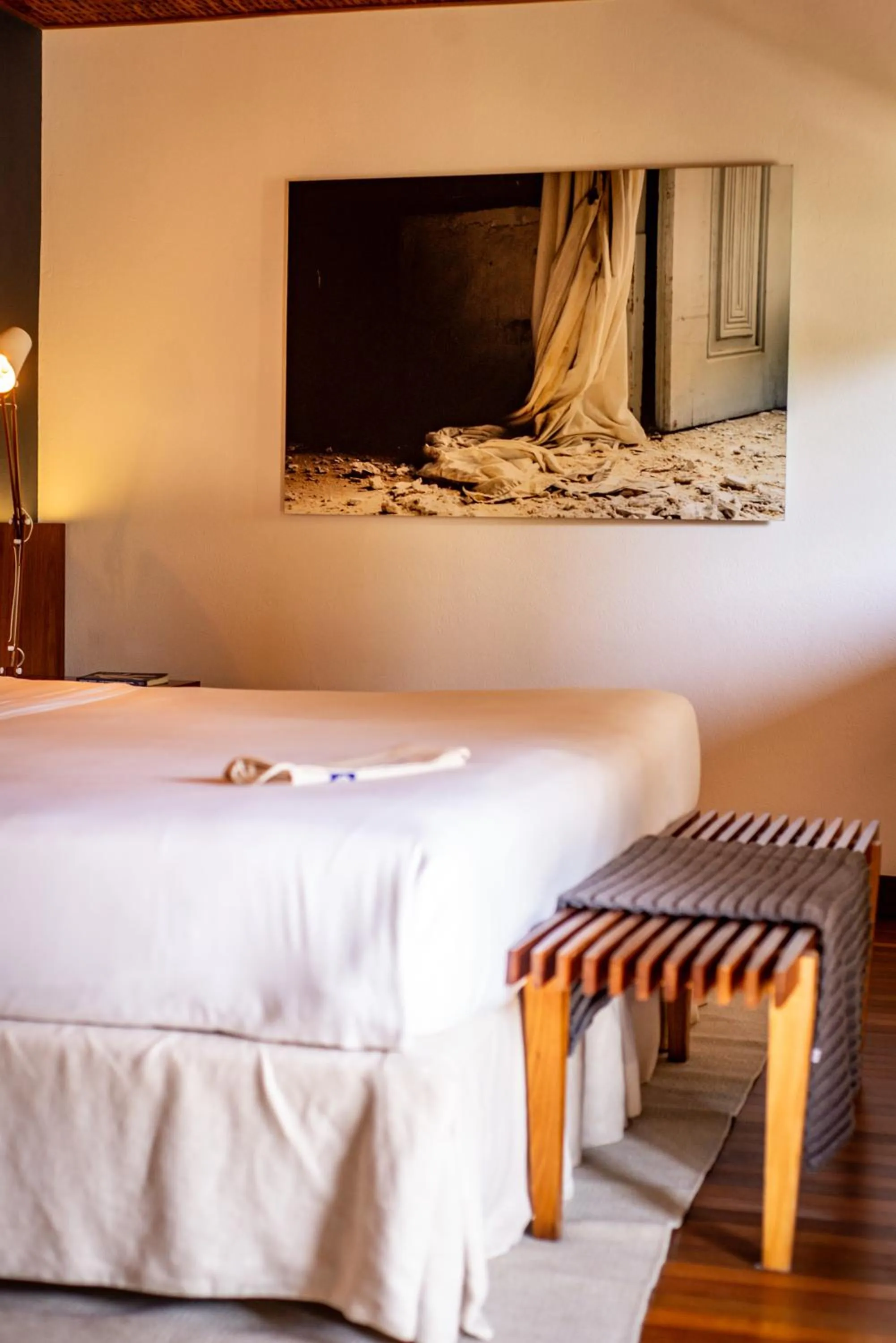 Bed in Pousada Literária de Paraty