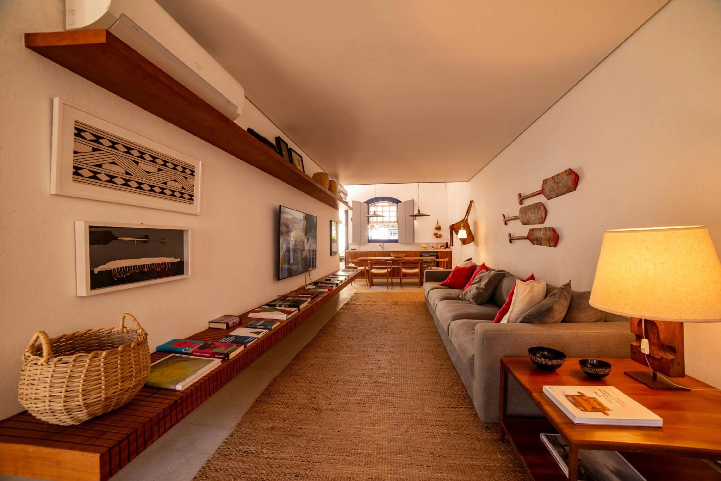 Bed in Pousada Literária de Paraty