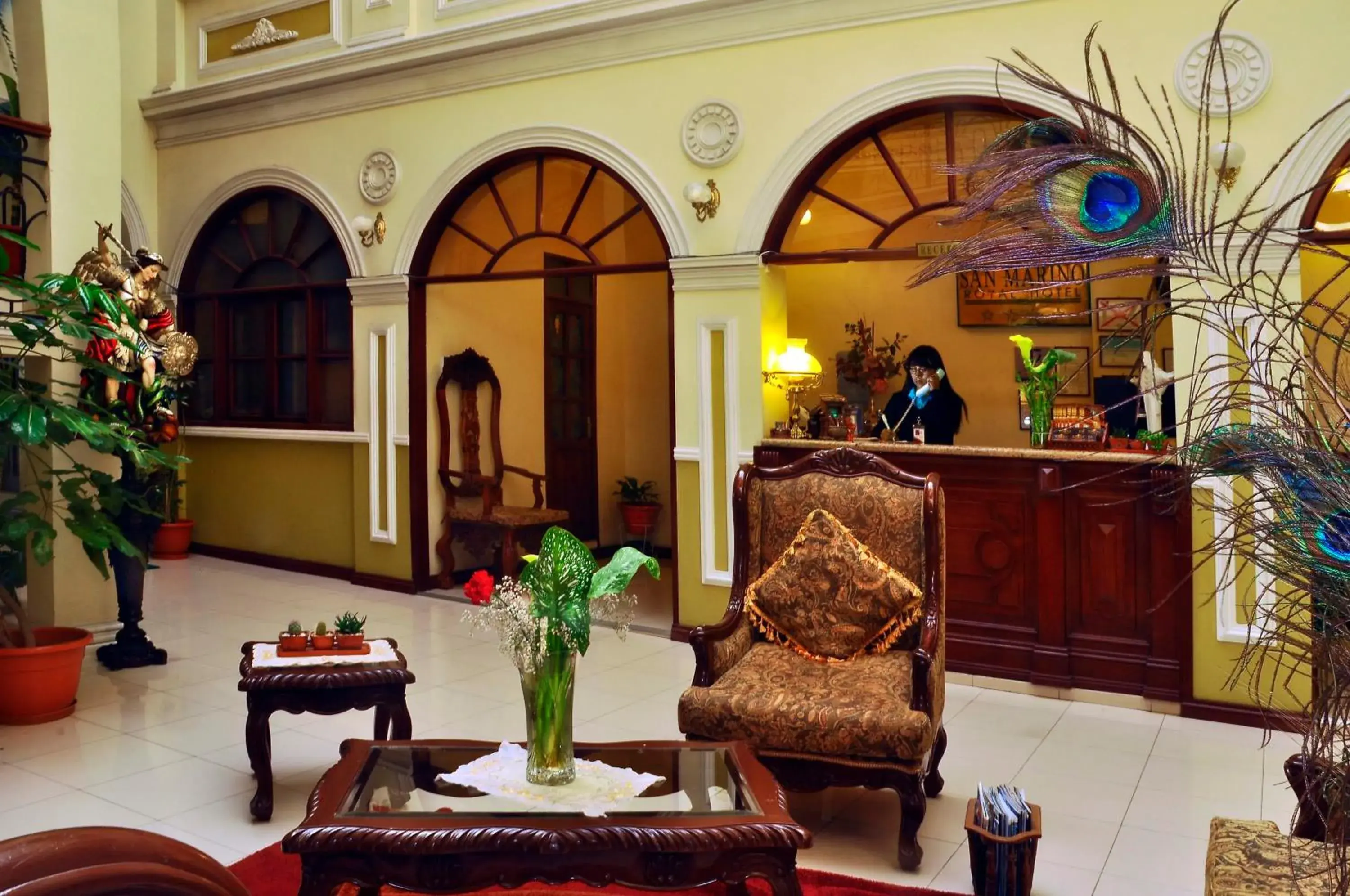 Lobby or reception in San Marino Royal Hotel Lobby or reception in San Marino Royal Hotel