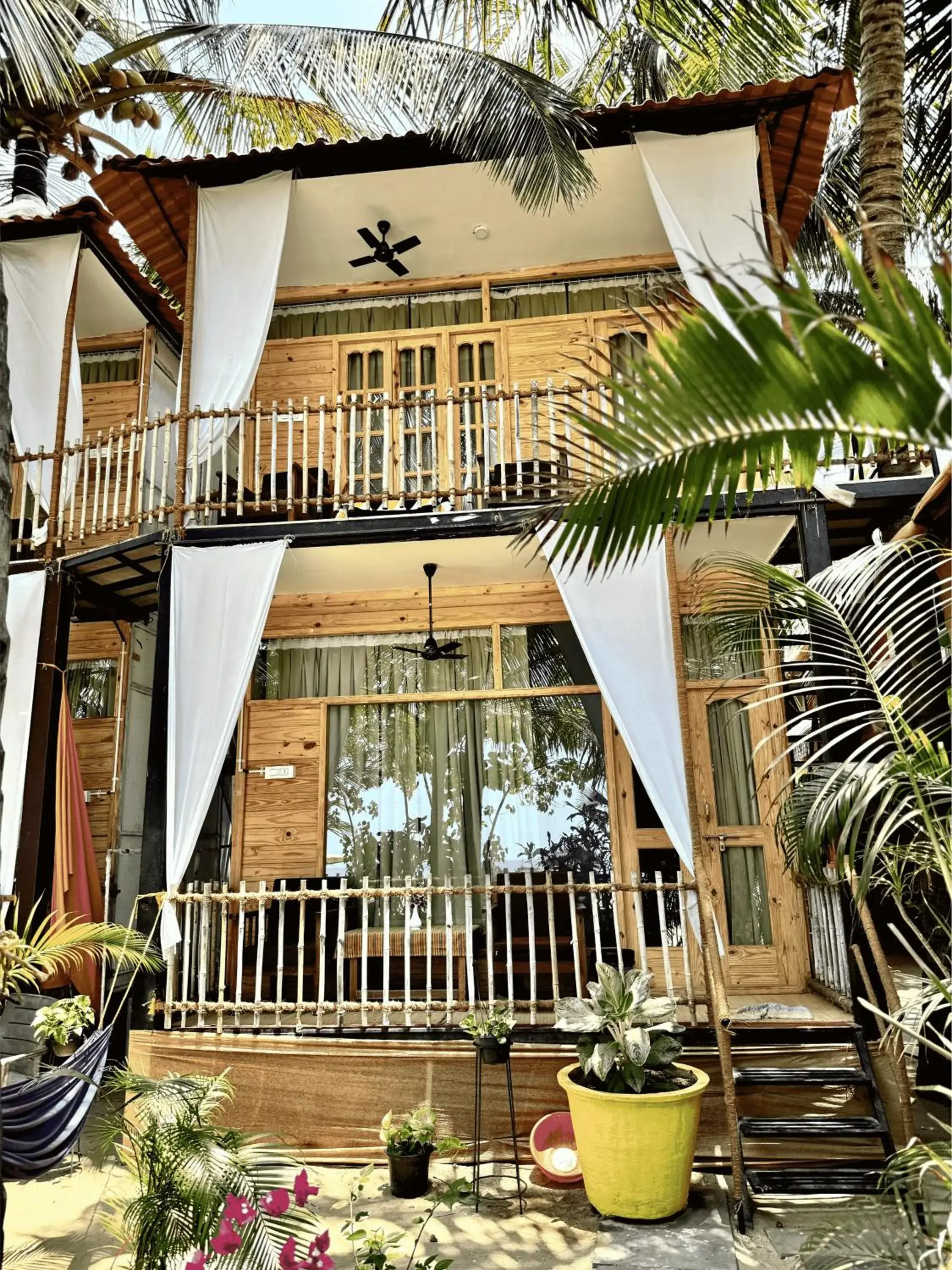 Property building in Secret Garden Agonda Beach Resort Property building in Secret Garden Agonda Beach Resort