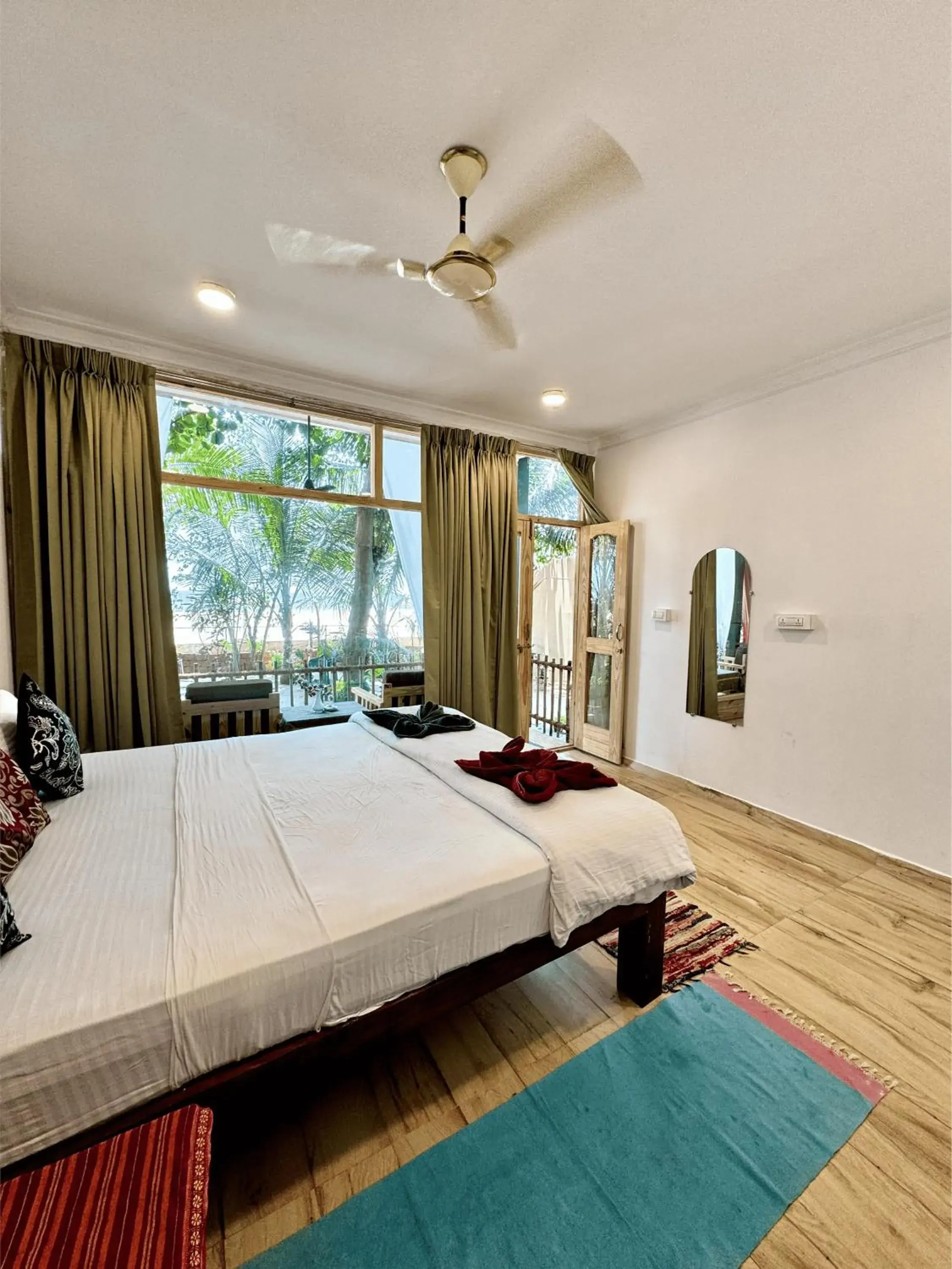 Bedroom, Bed in Secret Garden Agonda Beach Resort Bedroom, Bed in Secret Garden Agonda Beach Resort