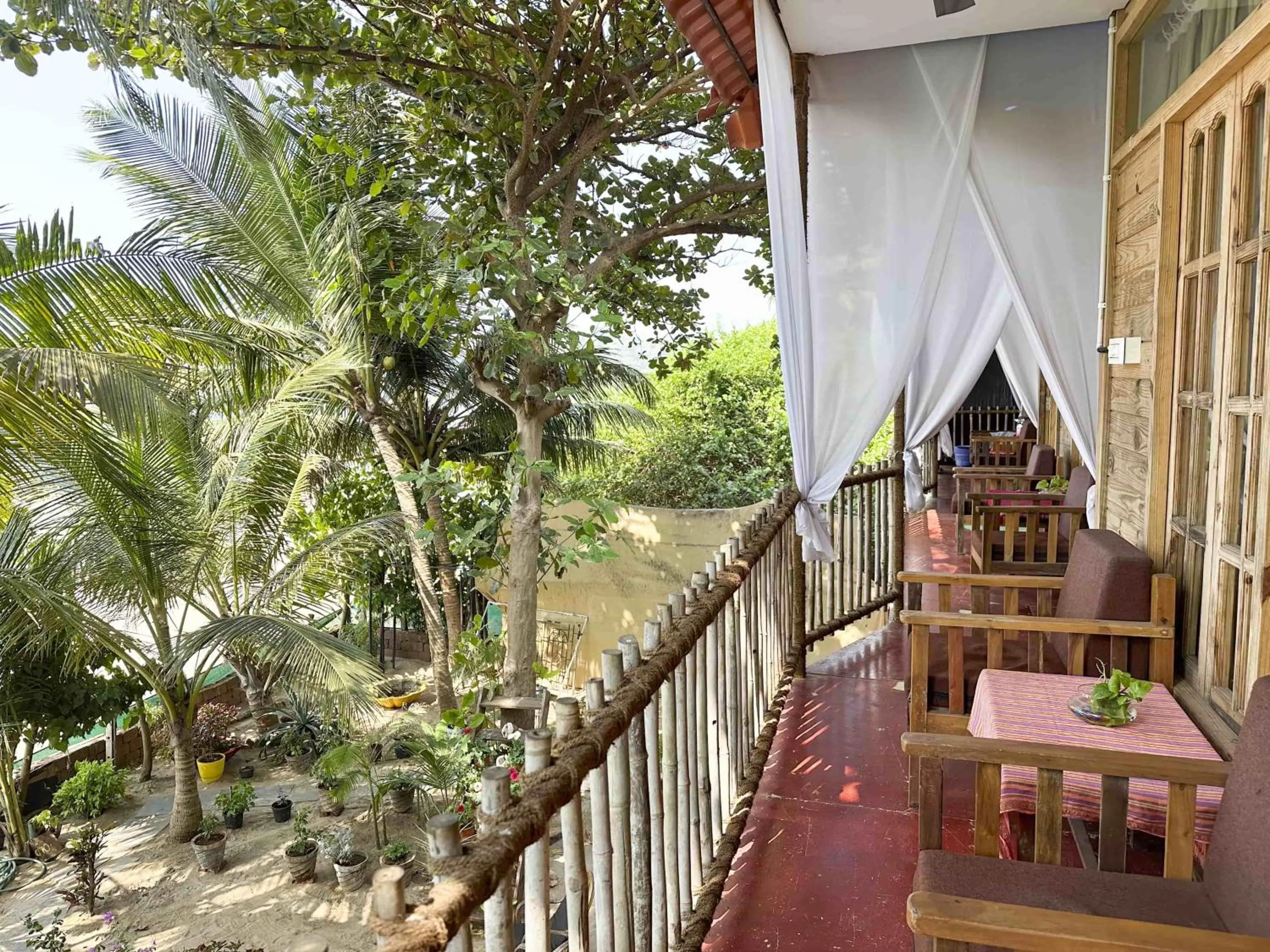 Balcony/Terrace in Secret Garden Agonda Beach Resort