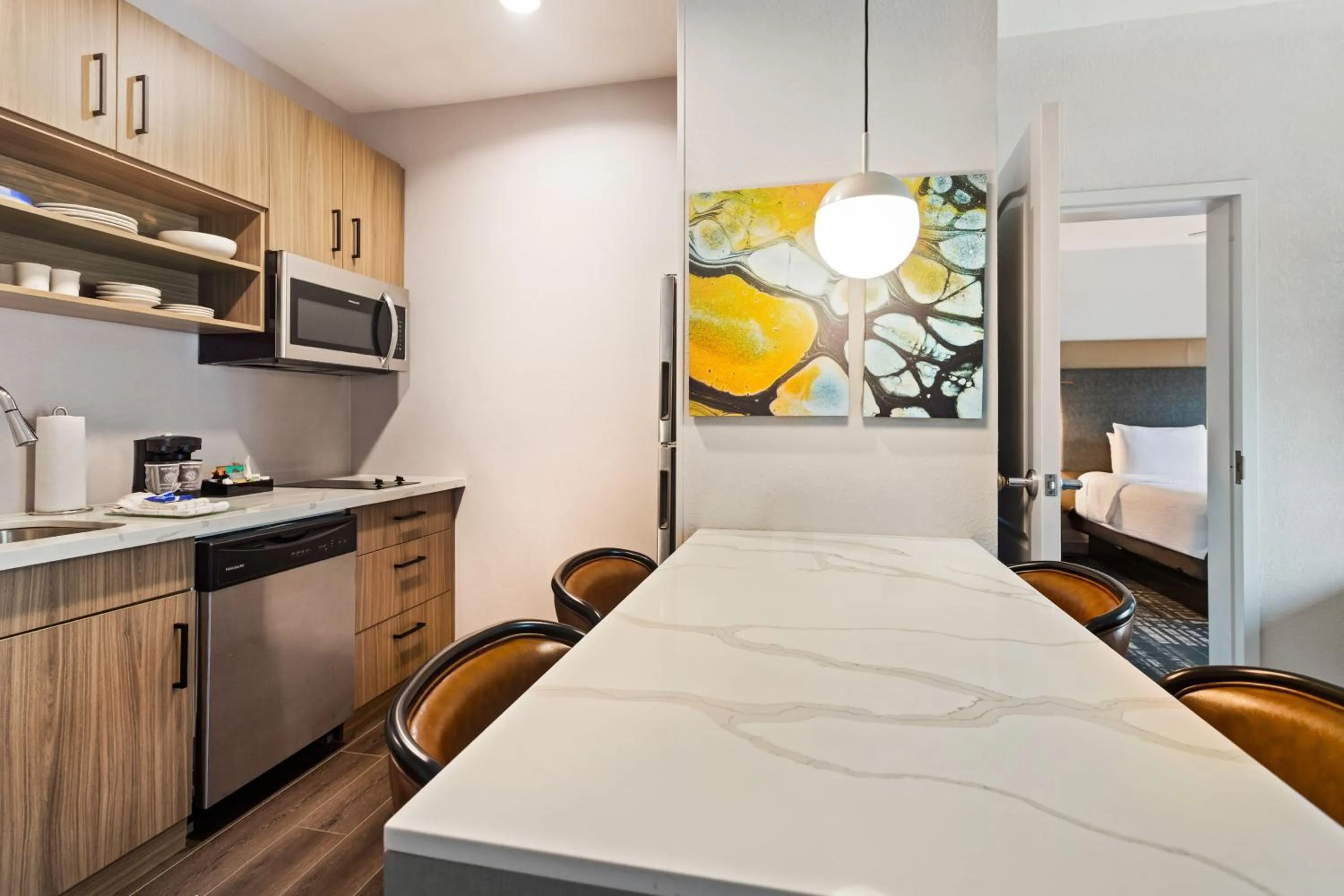 Bed in Homewood Suites Beaumont