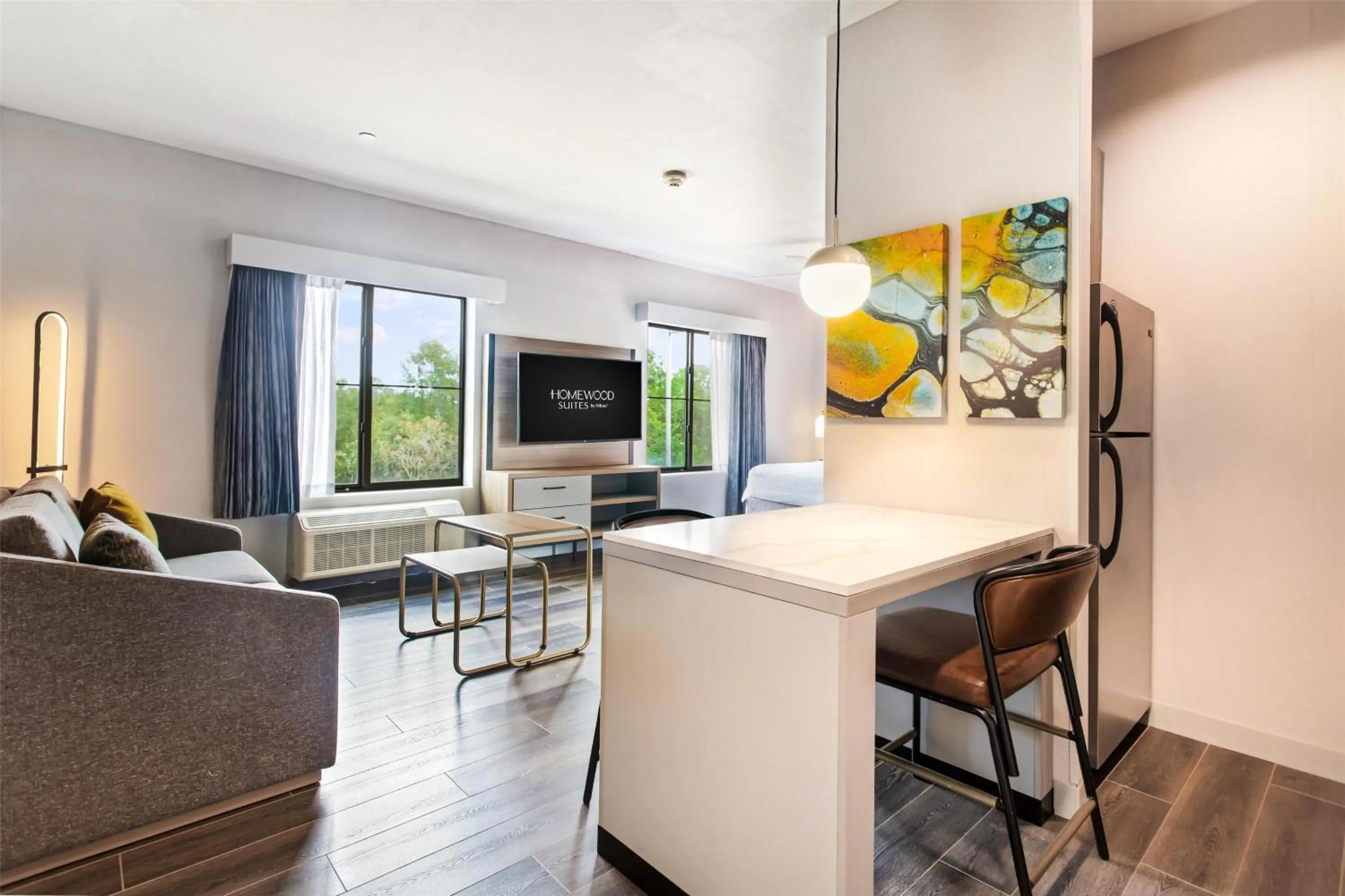 Living room in Homewood Suites Beaumont