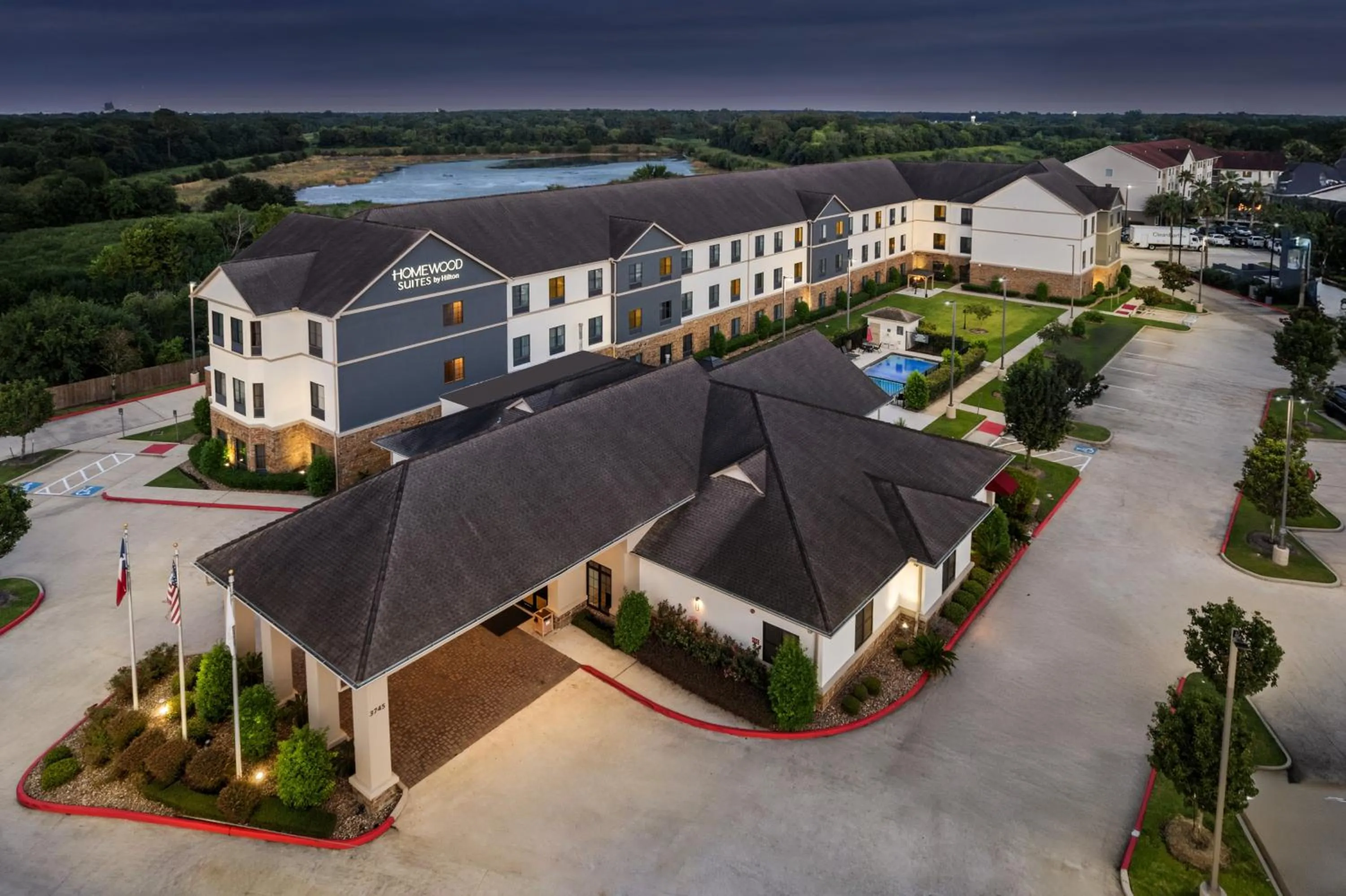 Property building in Homewood Suites Beaumont