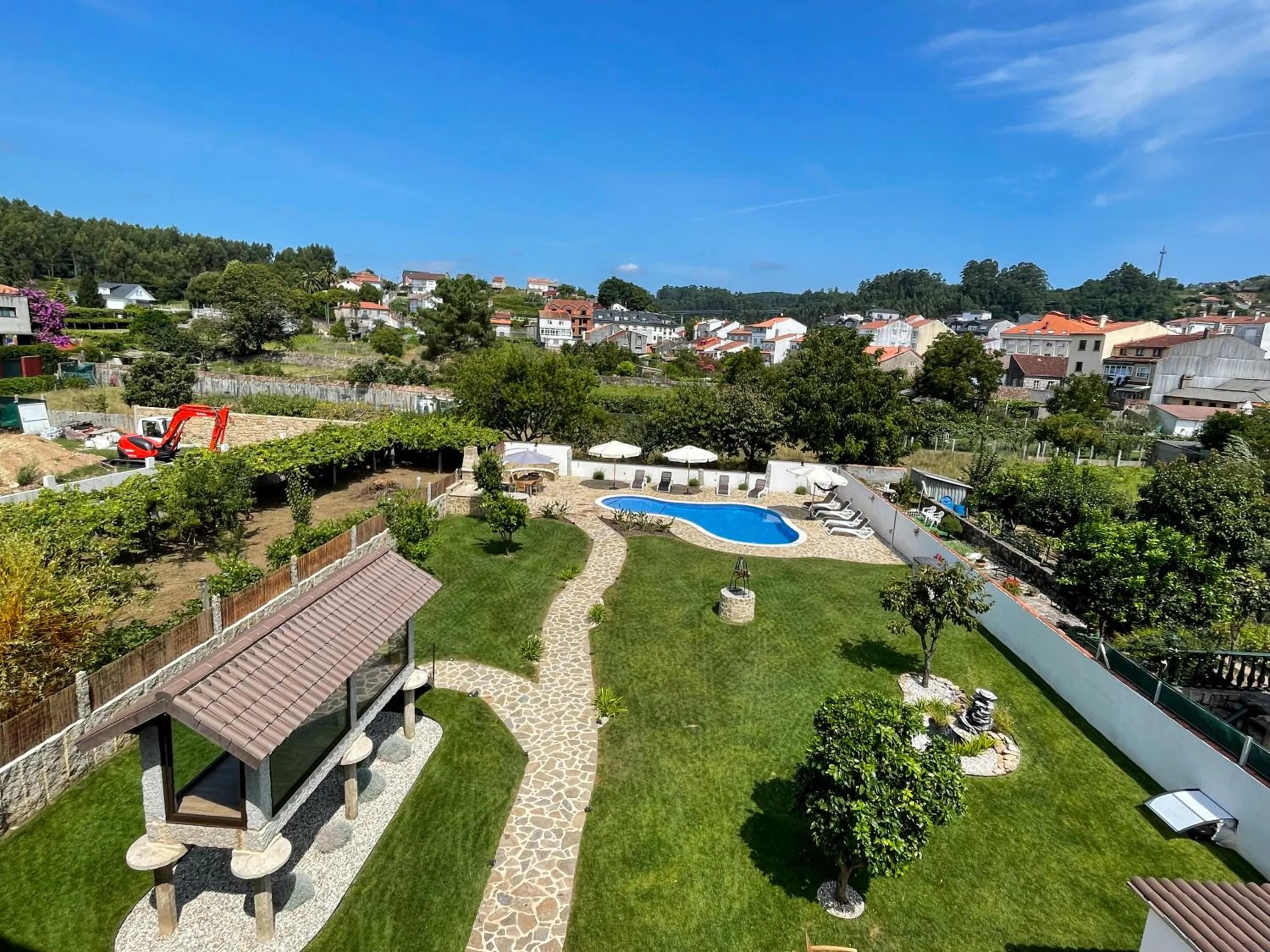 Bird's eye view in Villa Galicia