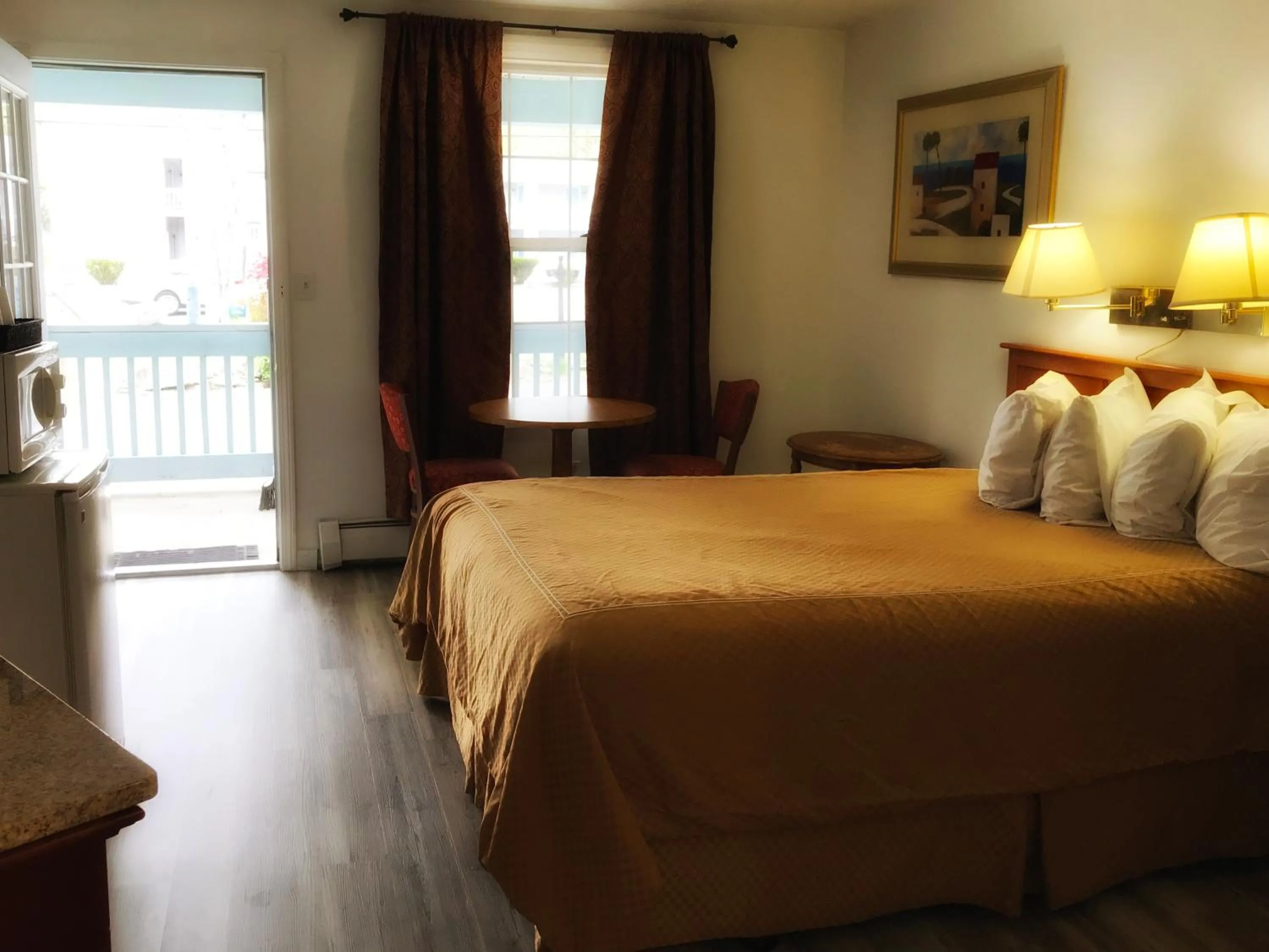 Bed in Exit 5 Resort & Condominium